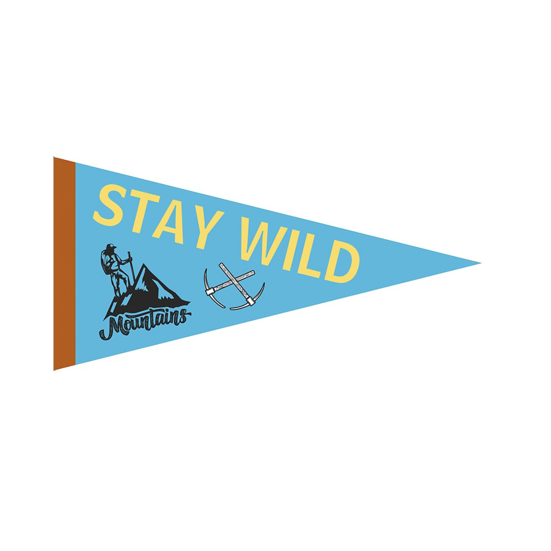 Unique Customizable Design Single-Sided Printed Felt Pennant