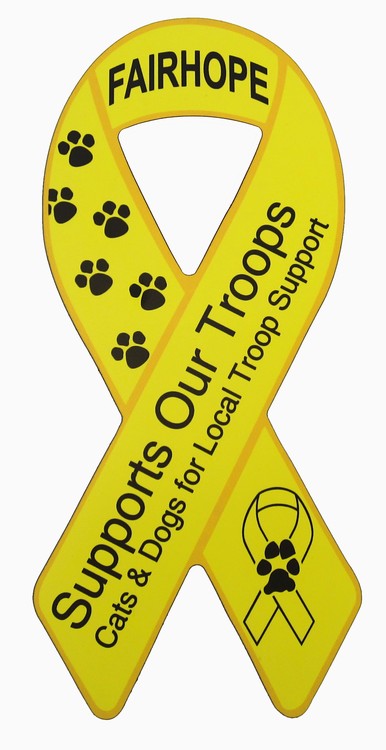 8" Awareness Ribbon Magnet - Large