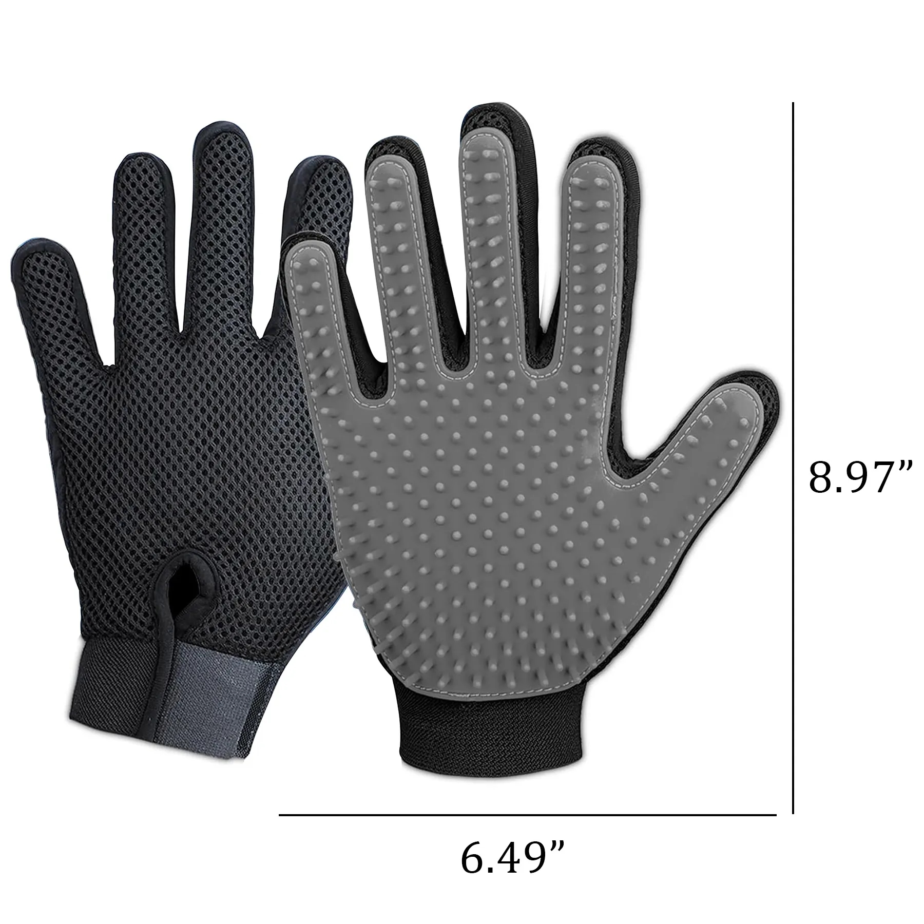 Pet Grooming Gentle Hair Removal Brush Gloves 3