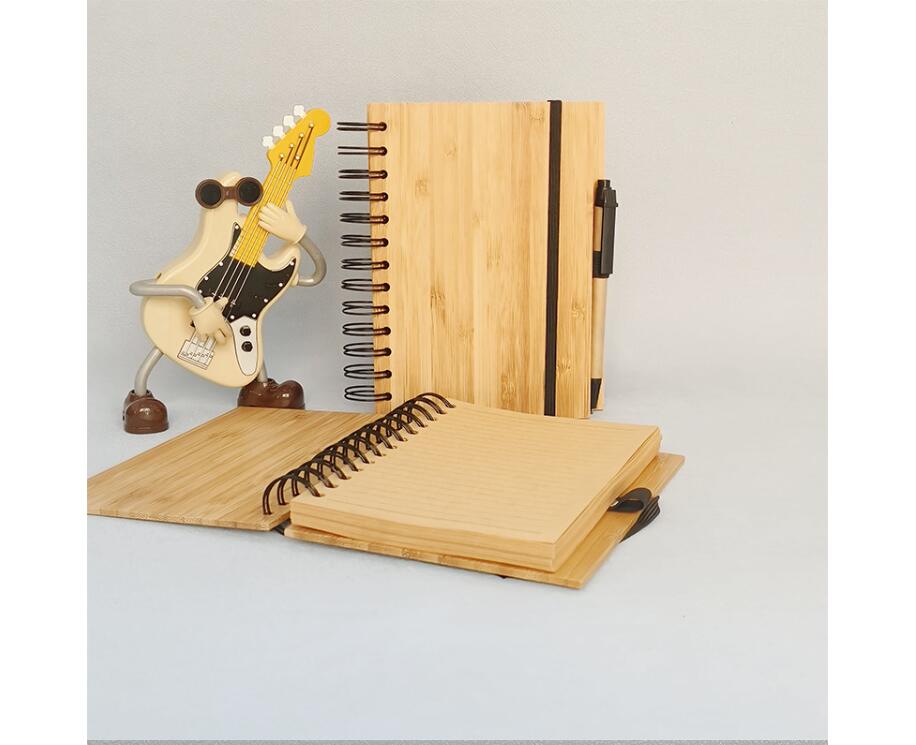 Bamboo Notebook With A Pen 3