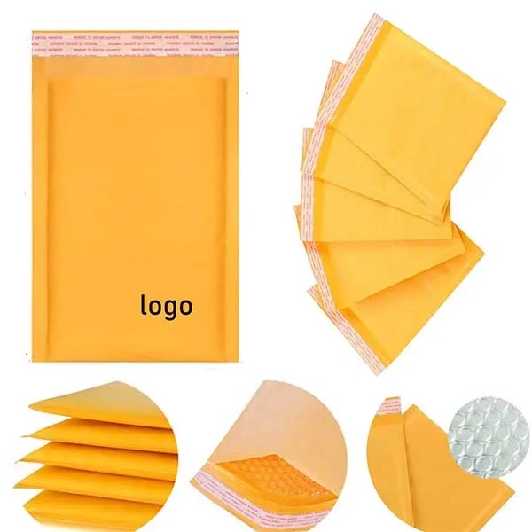 Yellow Kraft Bubble Mailers Padded Envelopes Packages 2