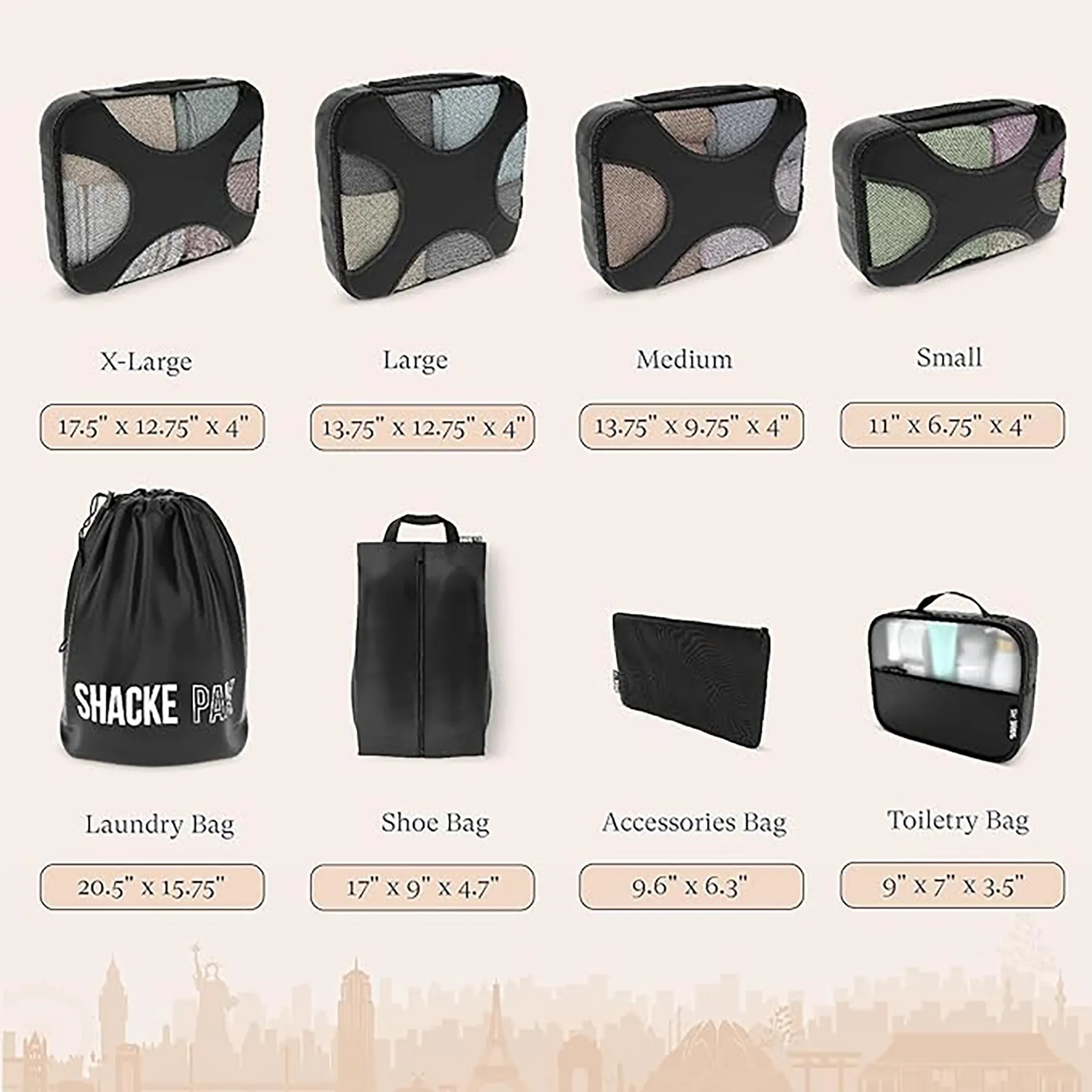 Travel Organizer Set 3