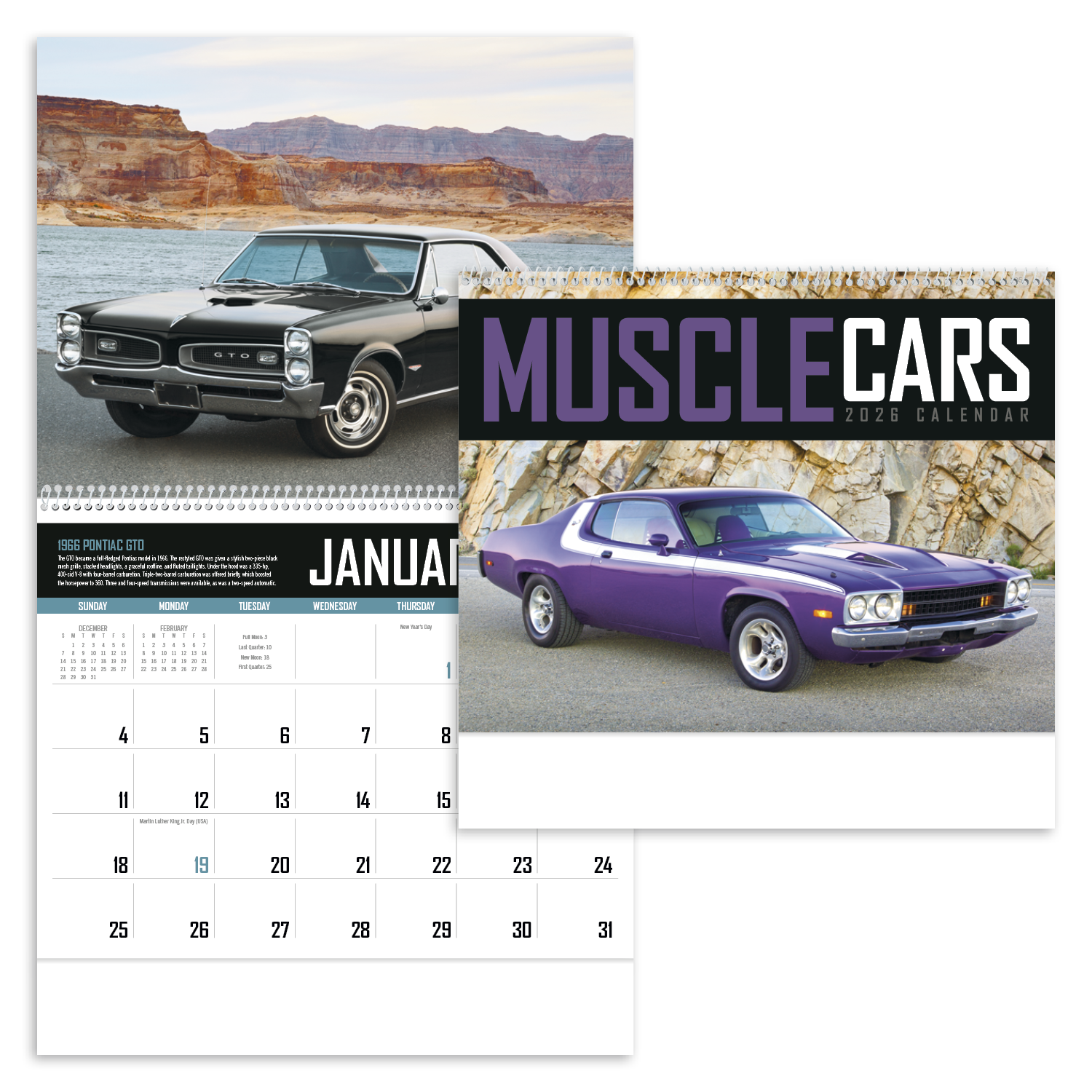 Triumph® Calendars Muscle Cars Calendar 3