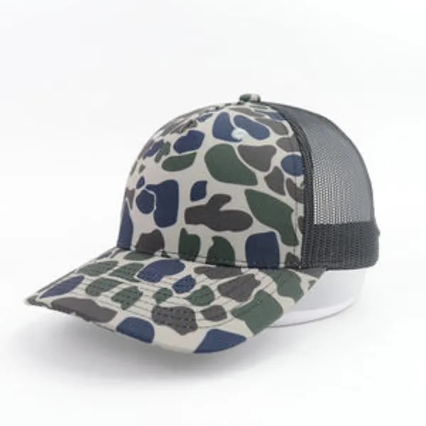 Black Desert Camo 5 Panel Trucker Hat 2
