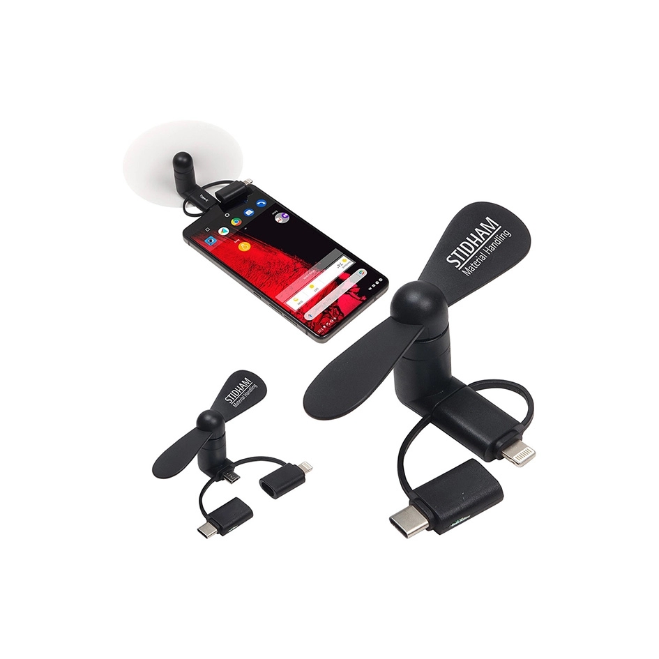 Portable 3 in 1 Mini USB Phone Fan 2