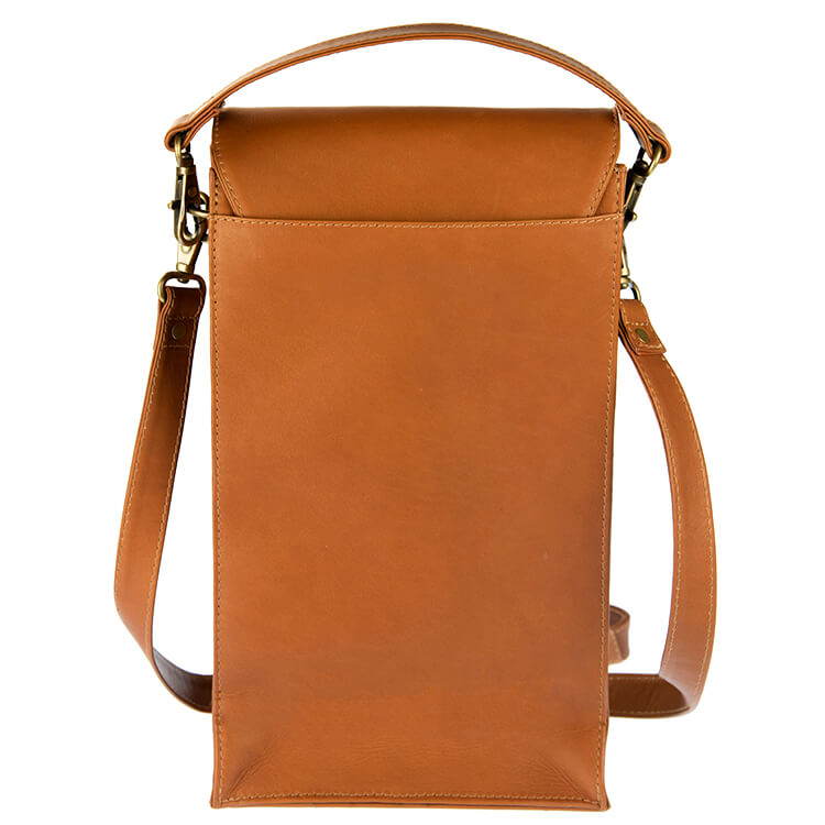 Vivo - Leather 2 Bottle Wine Tote 5