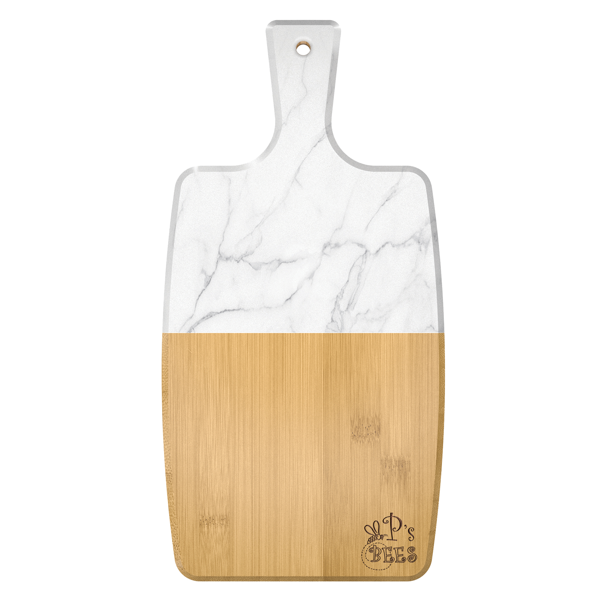 UV Print Faux "Marble" Bamboo Paddle Board