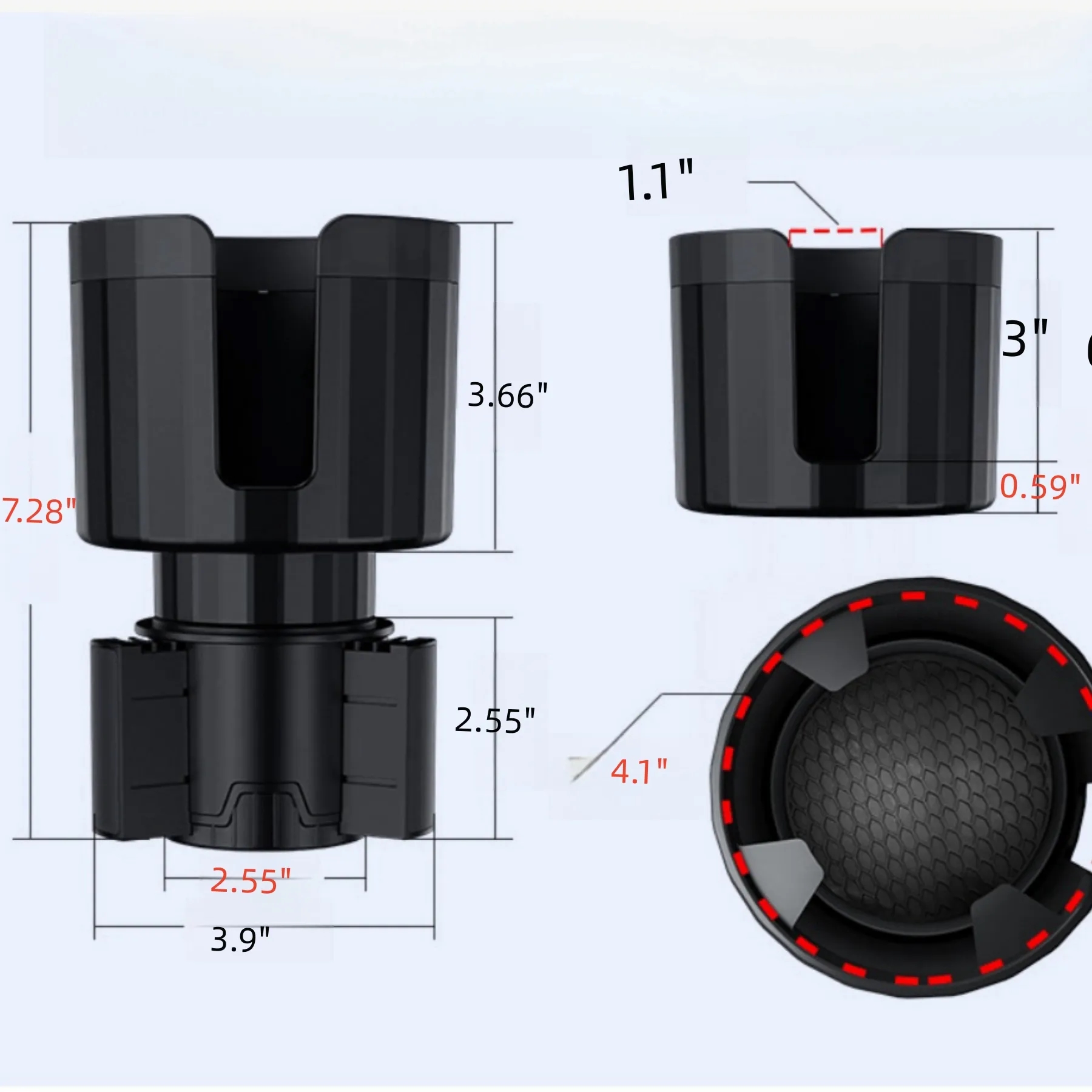 Car Cup Holder Expander 4