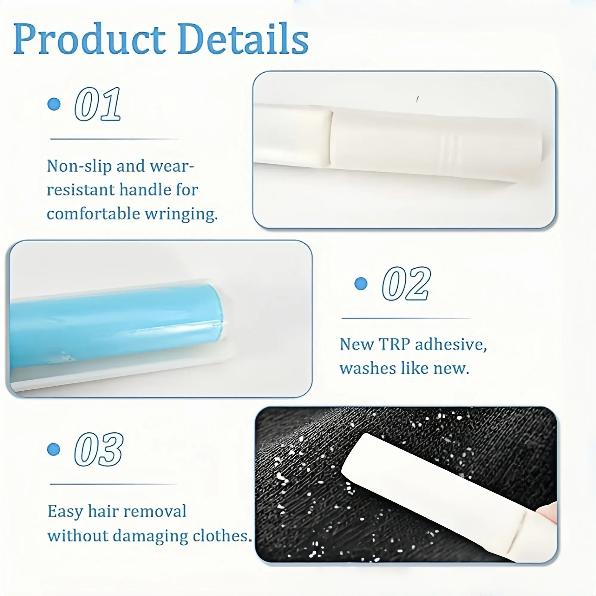 Foldable Cleaning Brush - Reusable Hair Remover 4