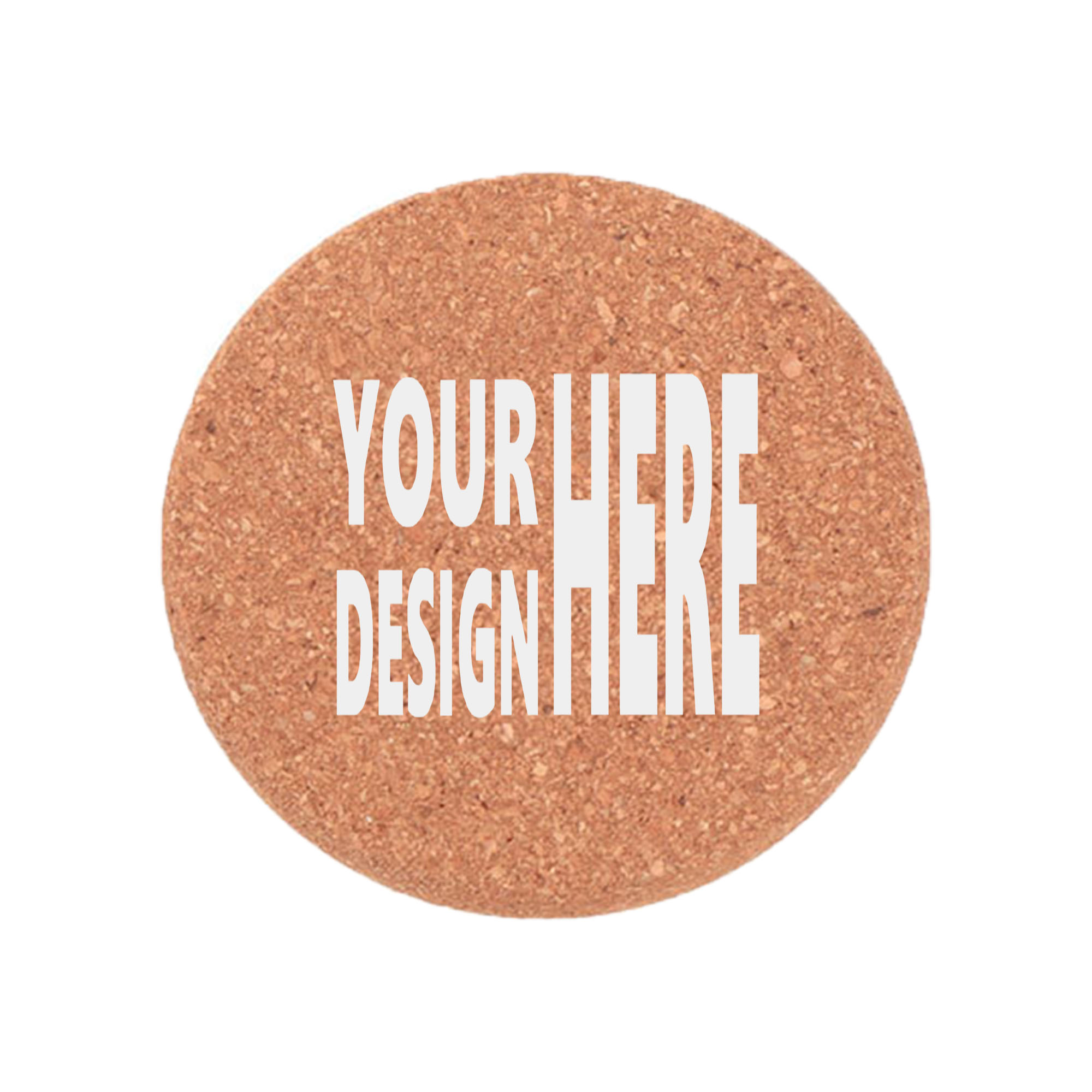 Round Cork Coaster 2