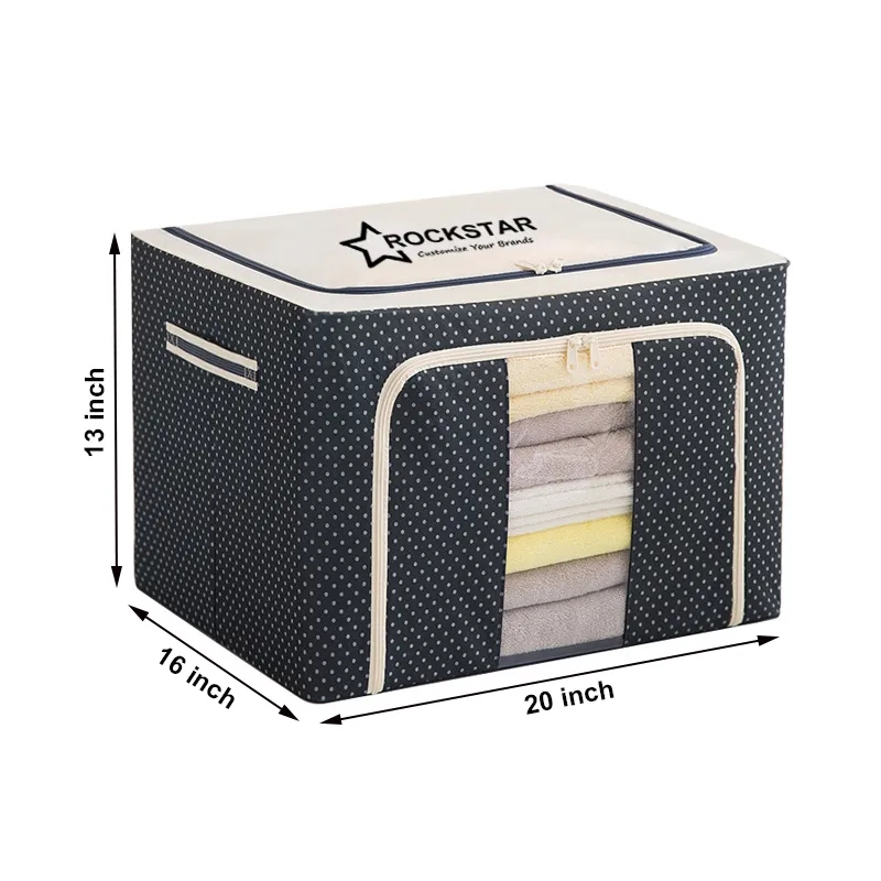 66L Foldable Clothing Storage Organizer Bag 10