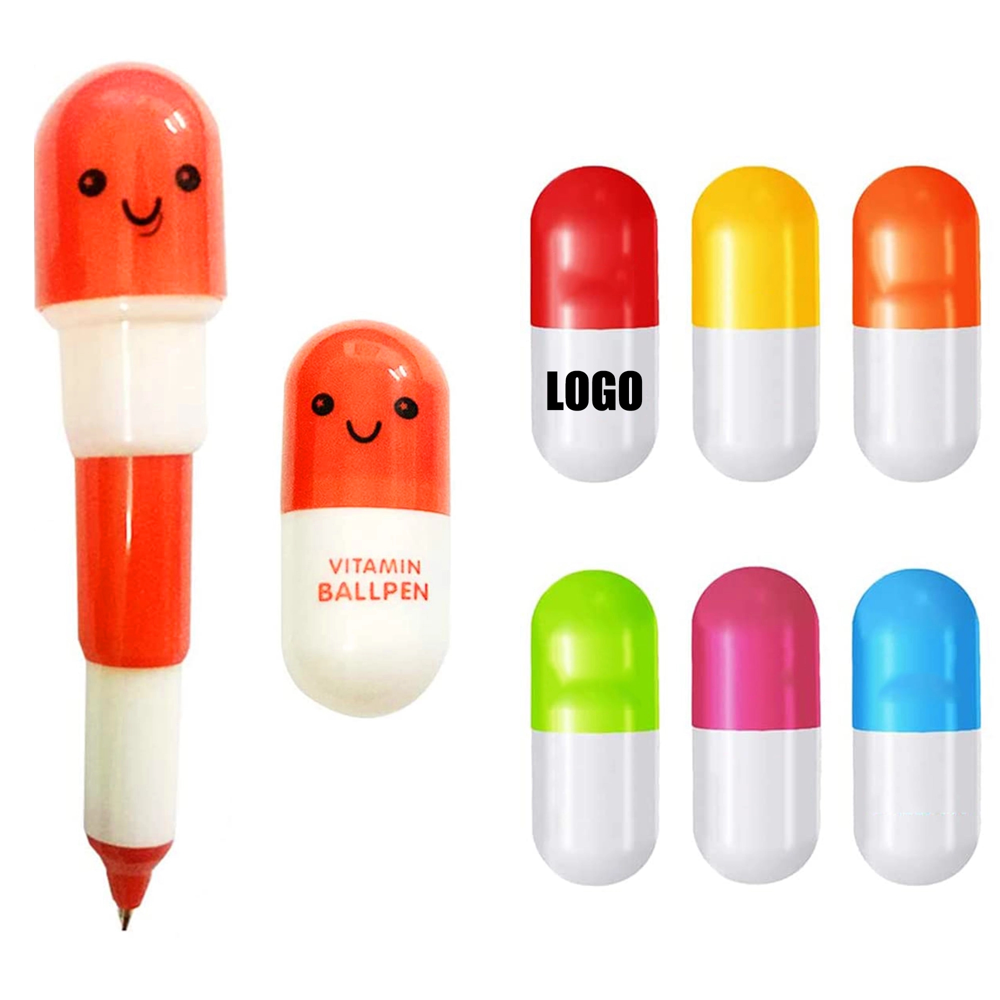 Retractable Capsule Ballpoint Pen 1