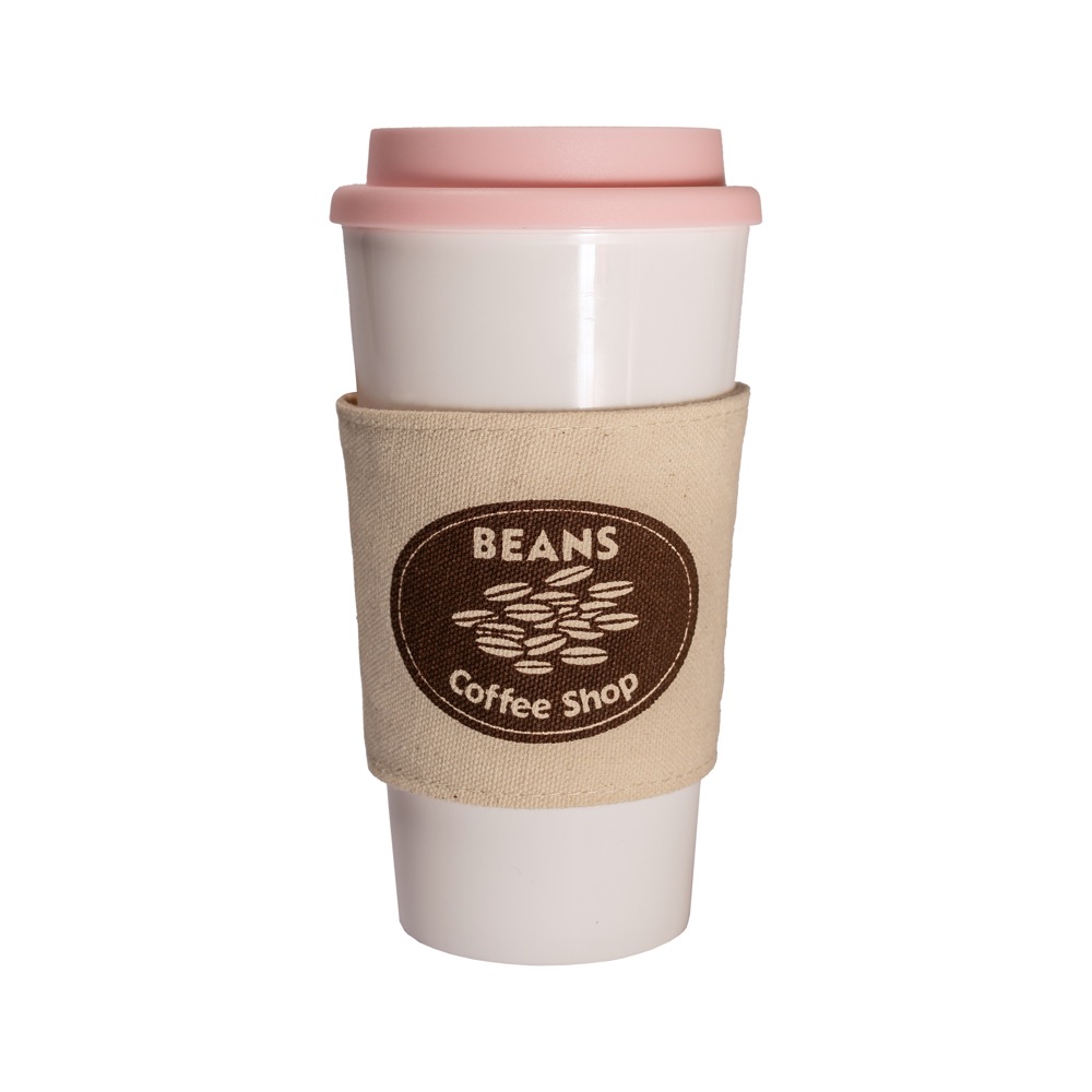 10 Oz. Light Weight Canvas Coffee Cup Sleeve 5