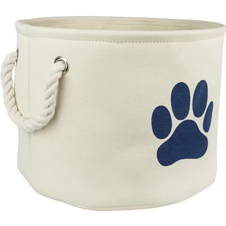 White foldable laundry basket 1