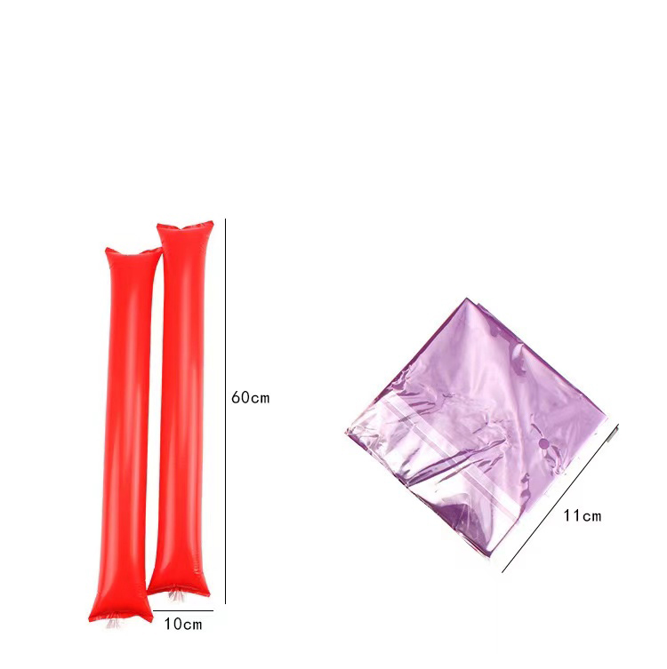 Polyethylene Personalized Inflatable Cheer Sticks 6