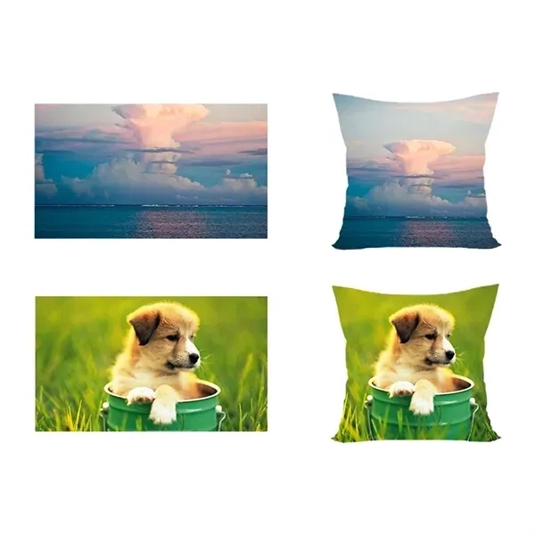 Square Linen Pillowcase - Natural Flax Cushion Cover 8