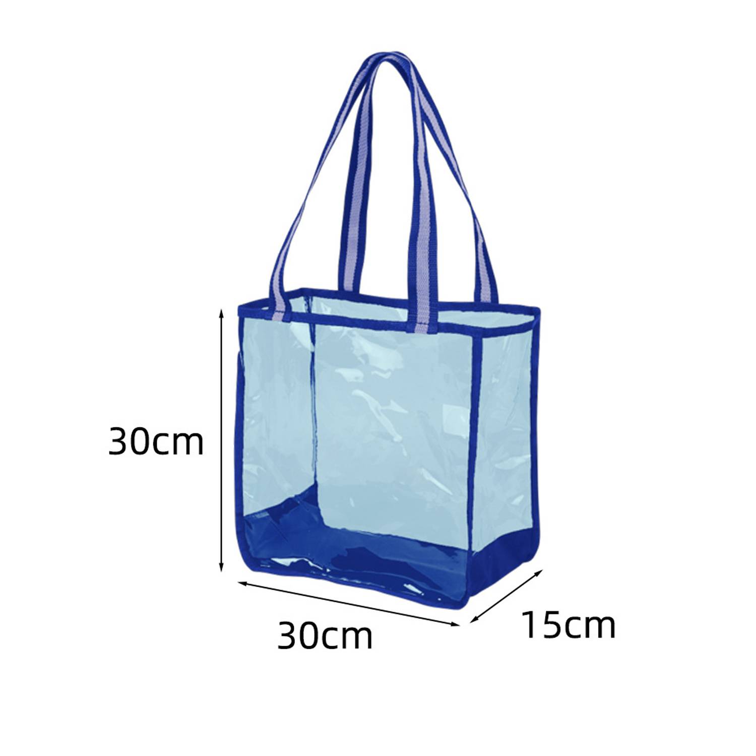 Trendy Large PVC Clear Shoulder Tote Bag for Daily Use 9