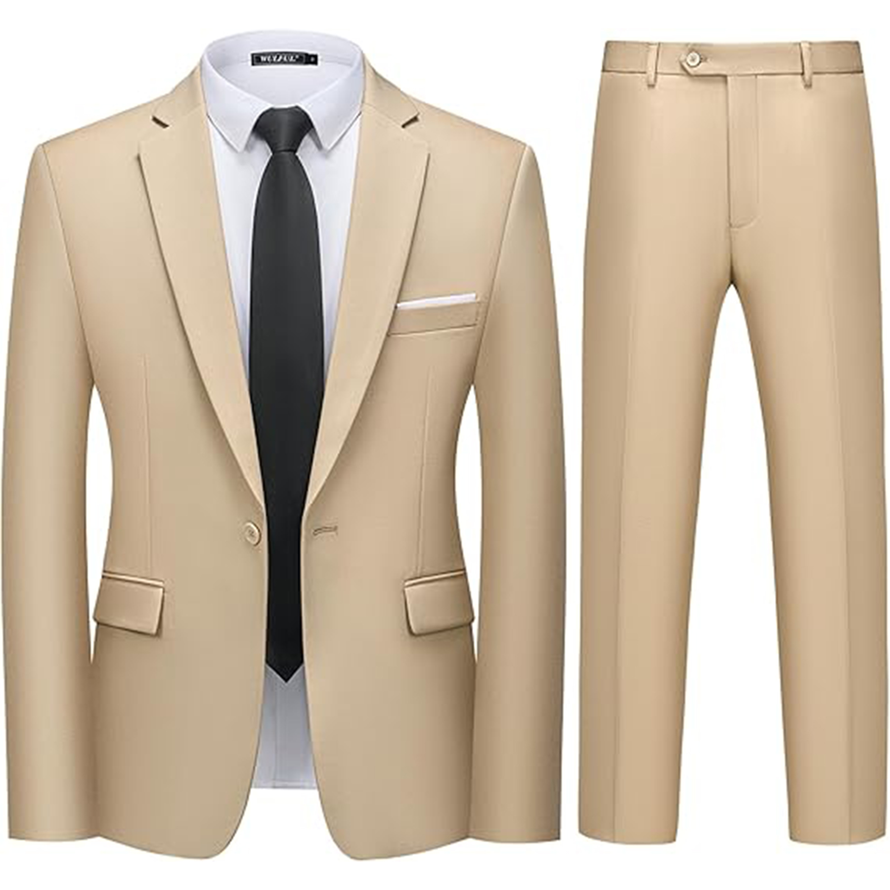 Men 2 Piece Slim Fit Suit Set 17