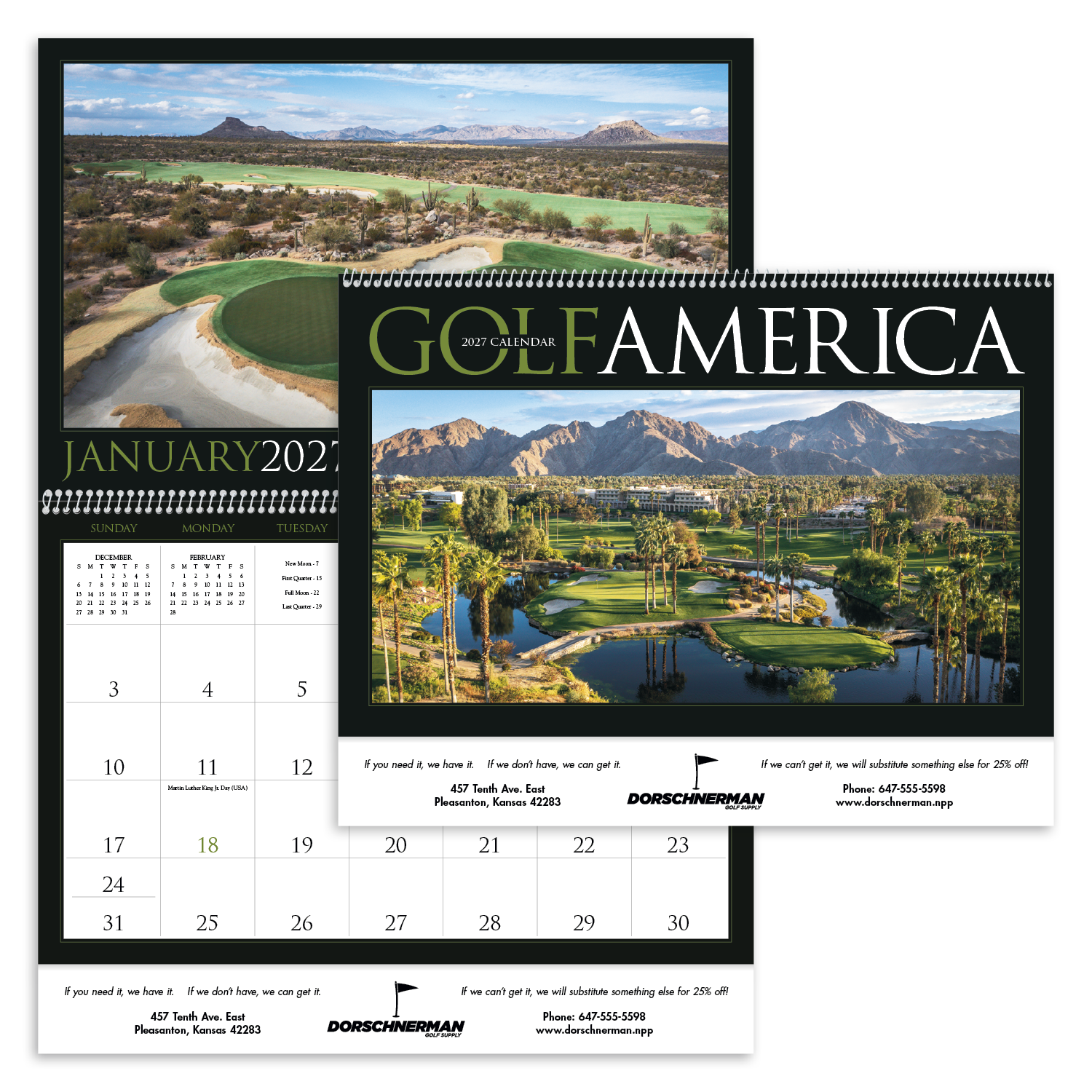 Triumph® Calendars Golf America Calendar 53