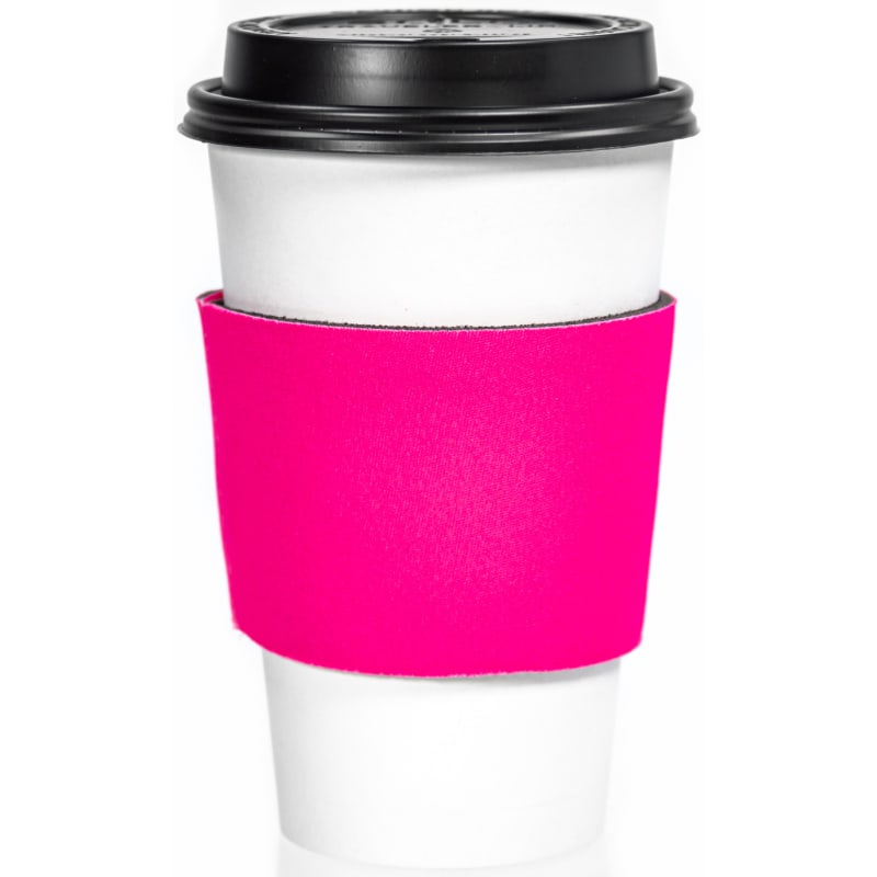 Fluorescent Neon Foam Collapsible Coffee Wraps 6