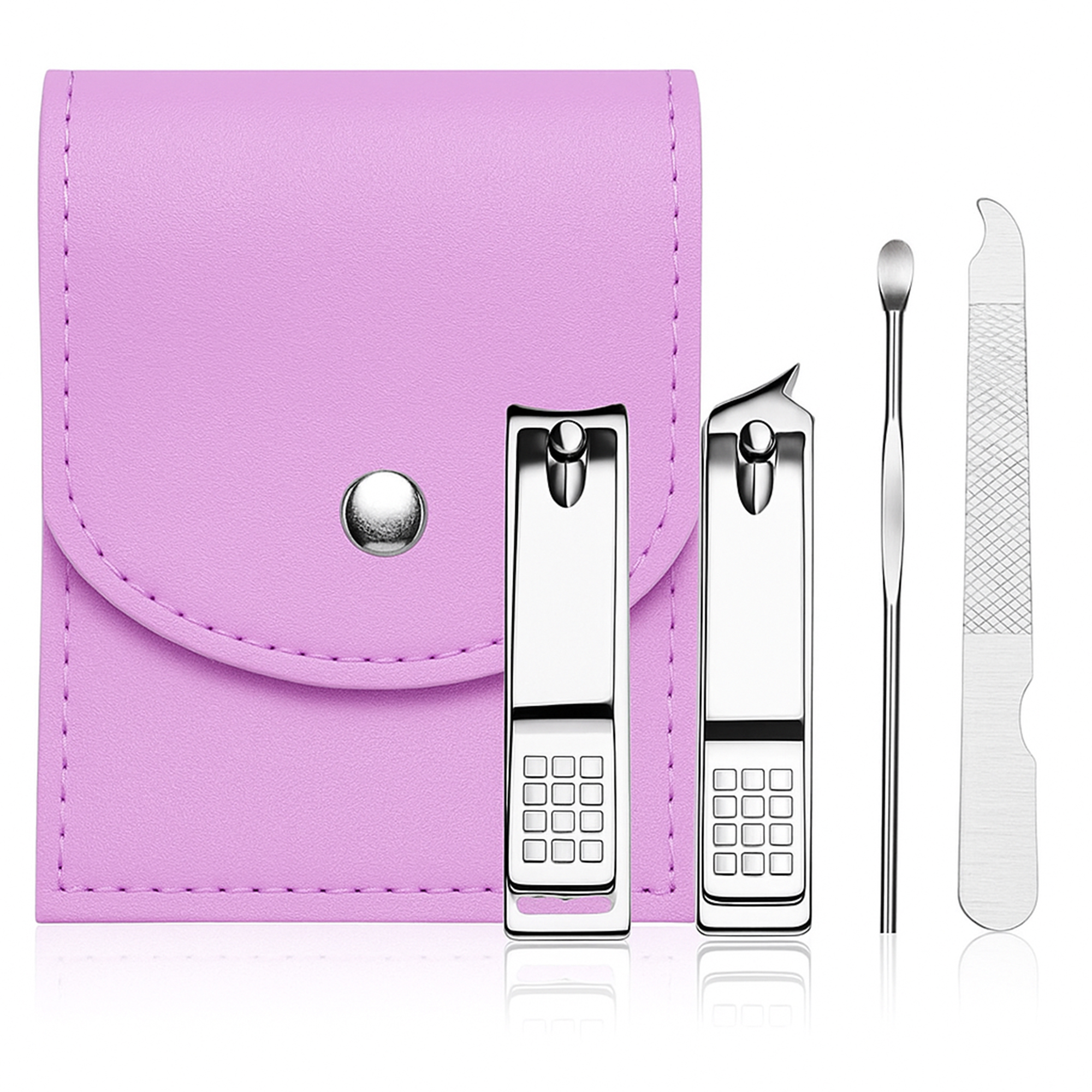 Portable Nail Care Kit With PU Case 2