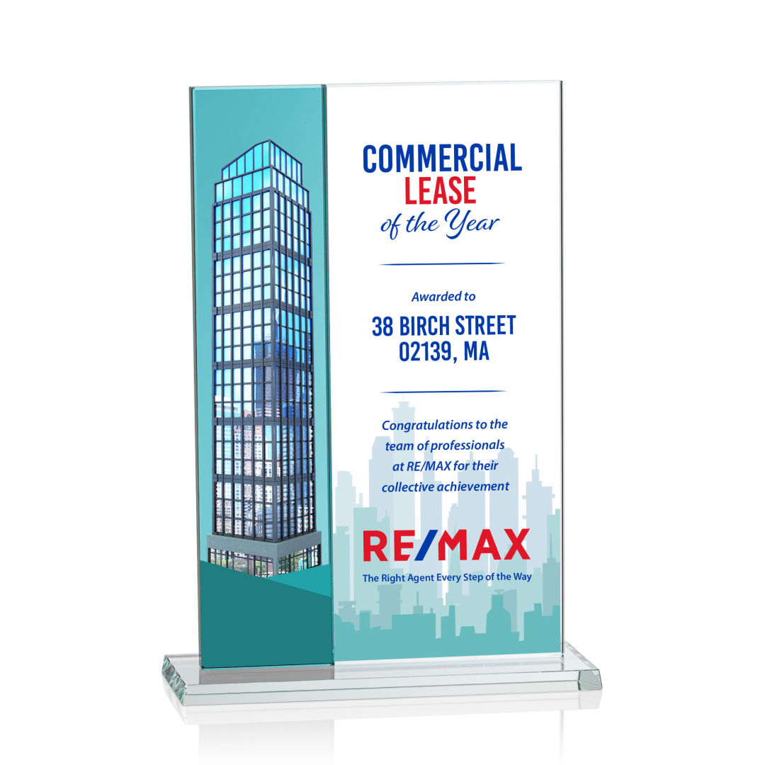 Composite Vertical VividPrint™ Award - Teal 2