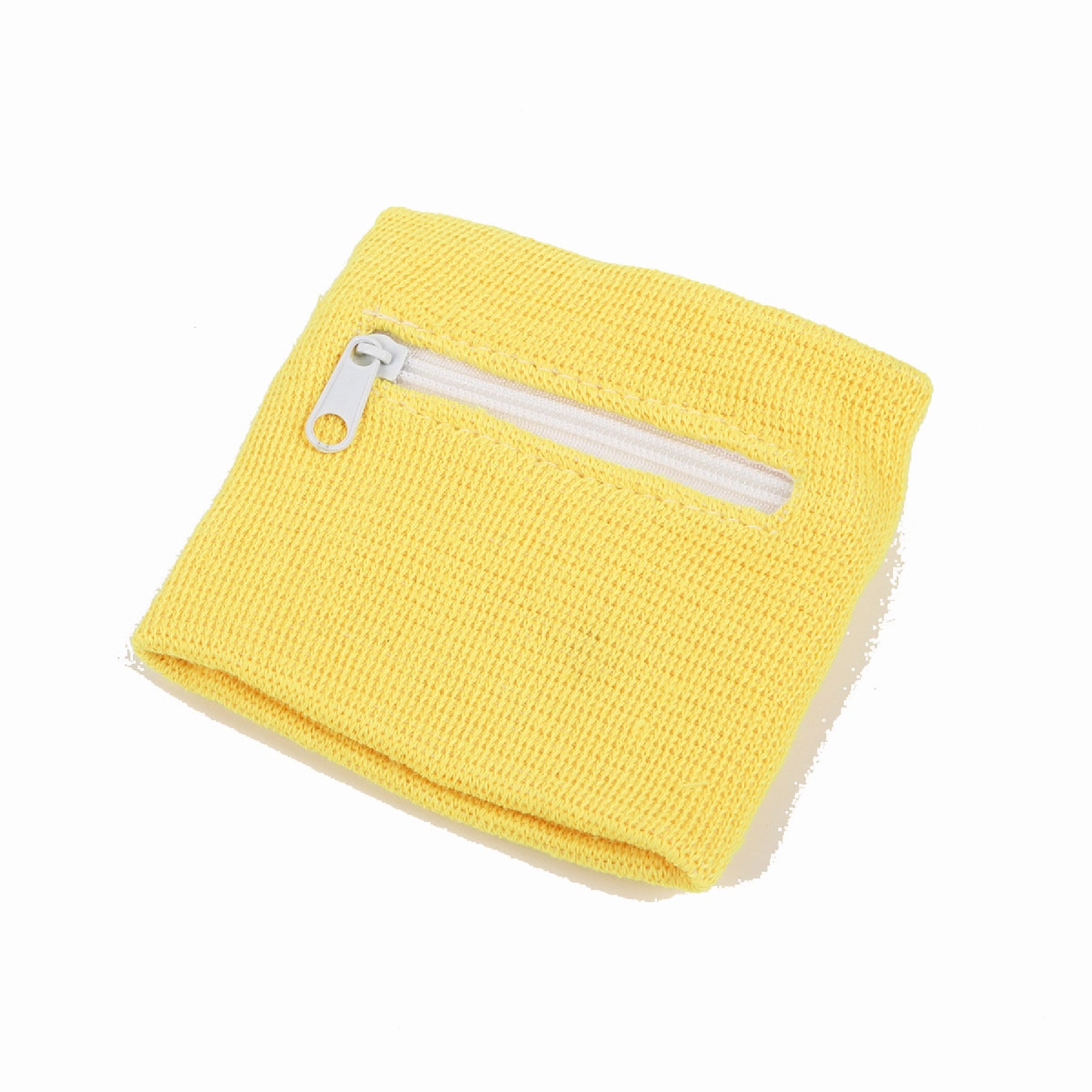 Wallet Zipper Cotton Sweatbands Wristband 22