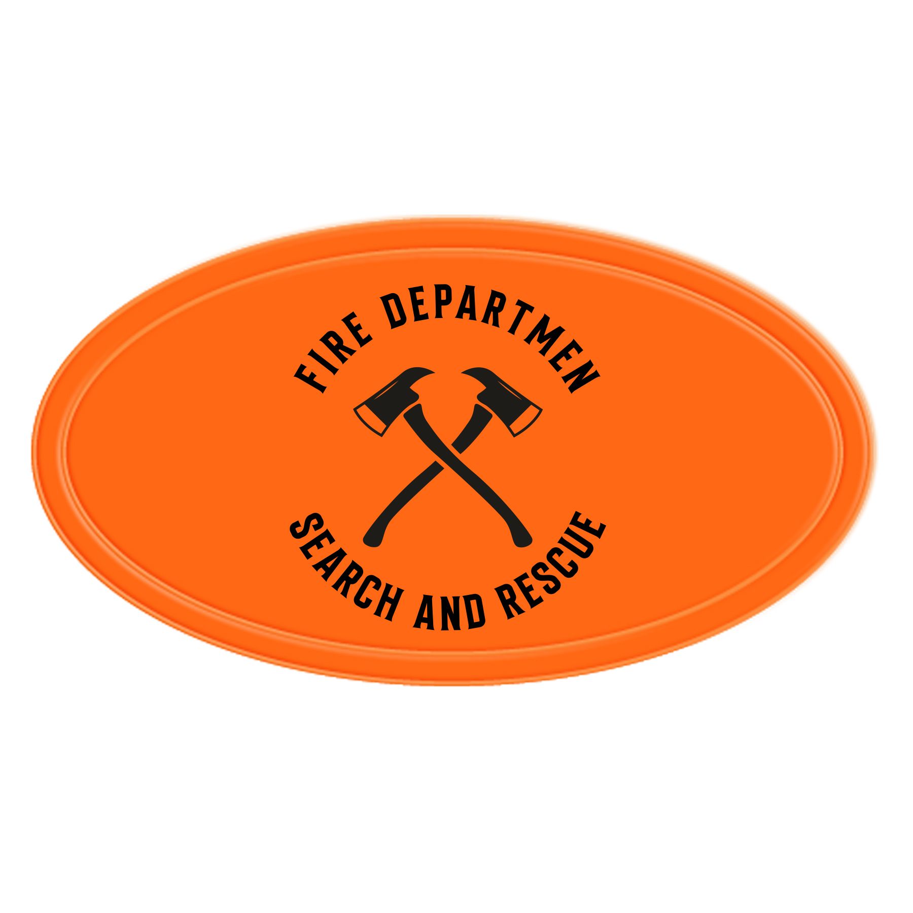 Reflective Oval Shape Sticker 19