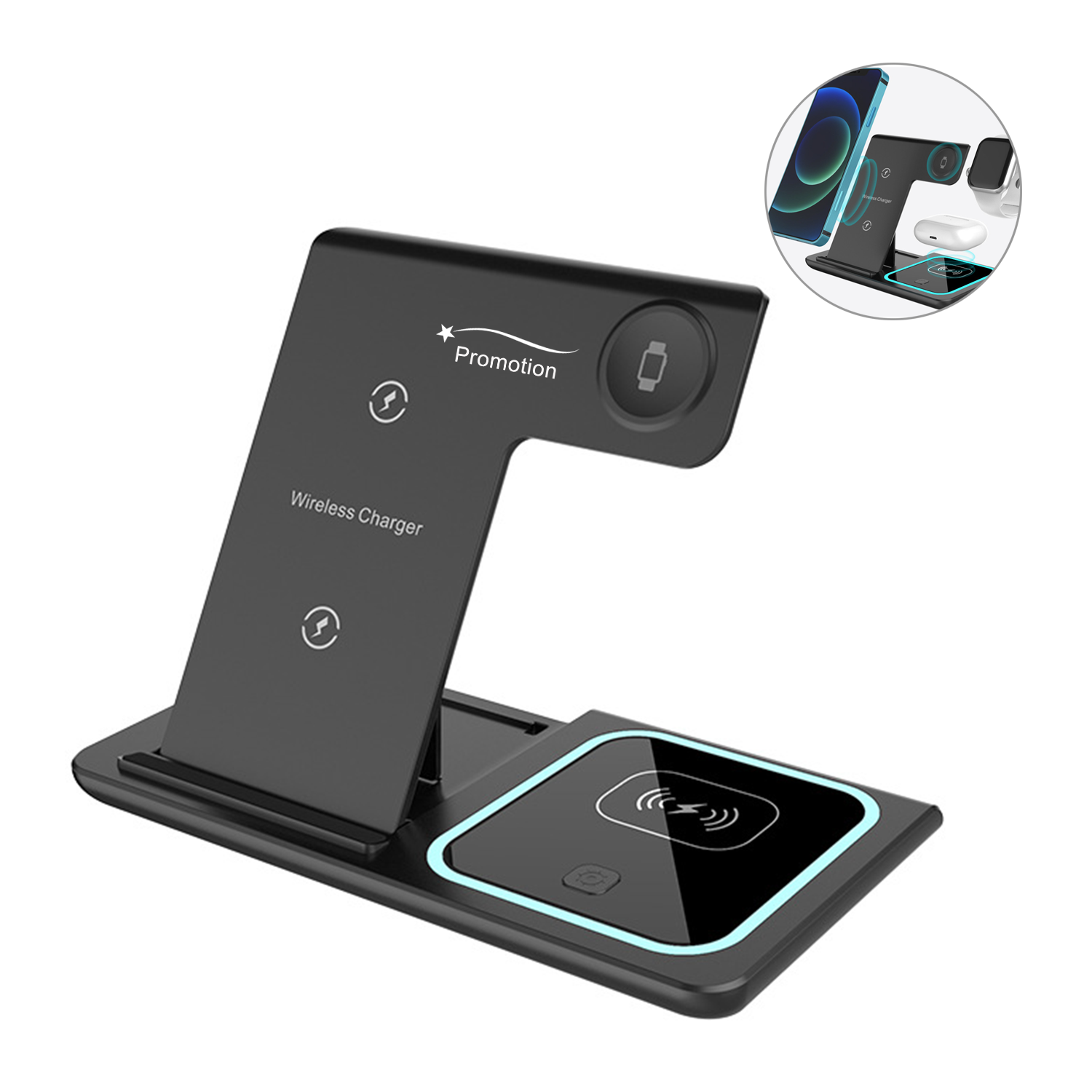 3-In-1 Wireless Desk Charger 2