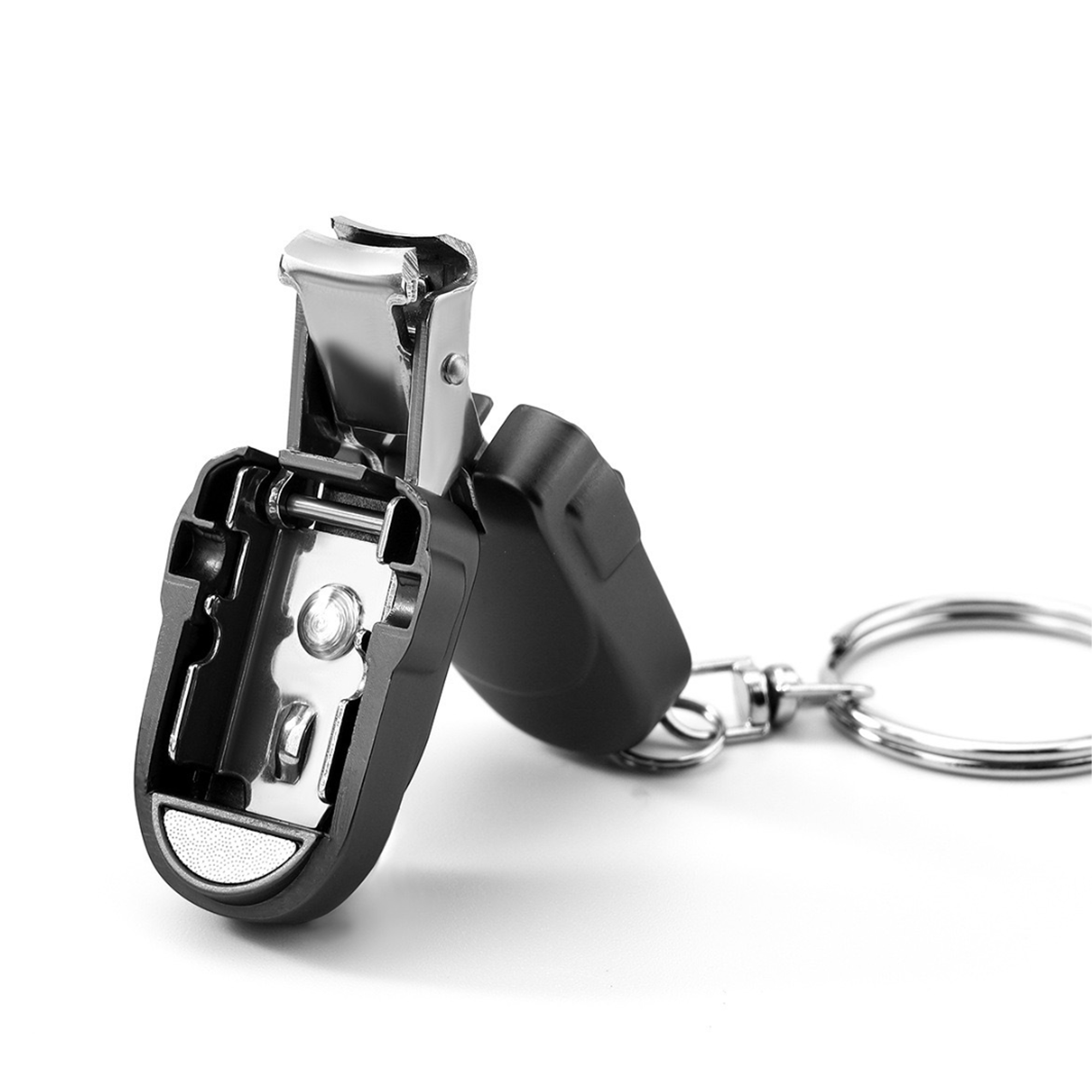 Travel Folding Nail Clipper Keychain 3