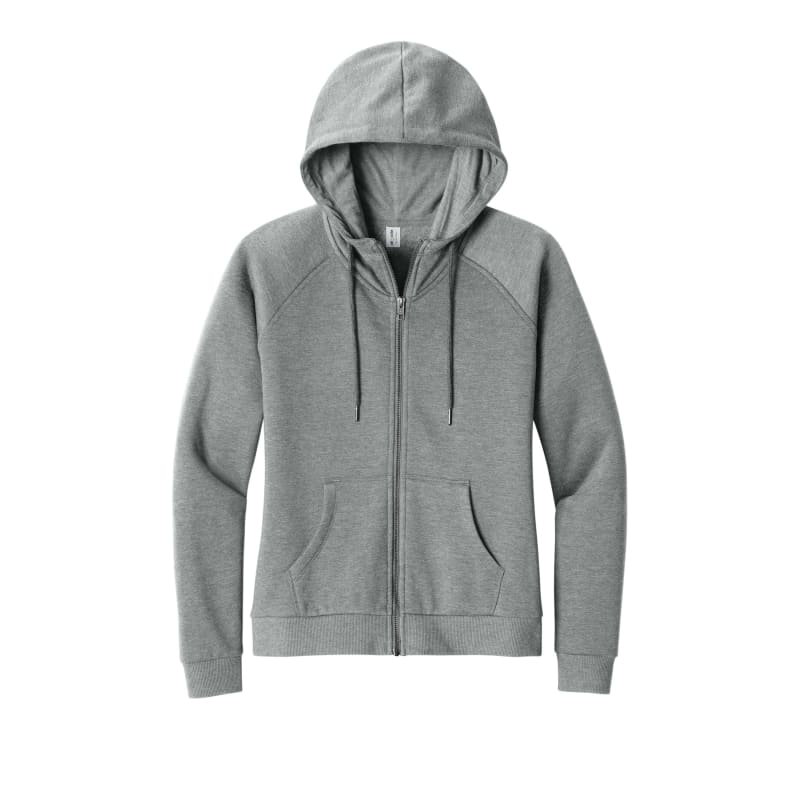 AllMade Women's Organic CVC Fleece Full-Zip Hoodie 1