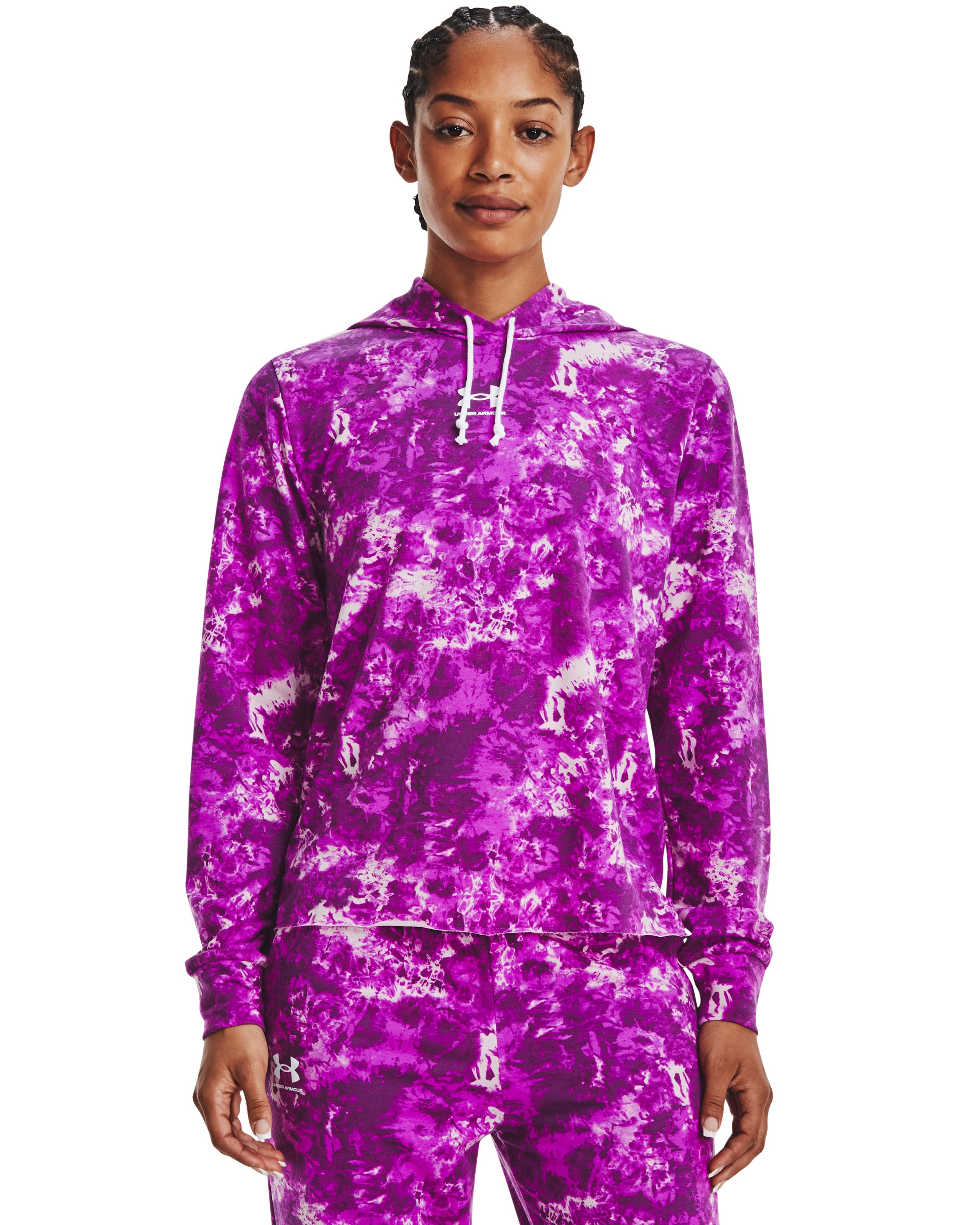 UA Rival Terry Printed Women's Hoodie 6
