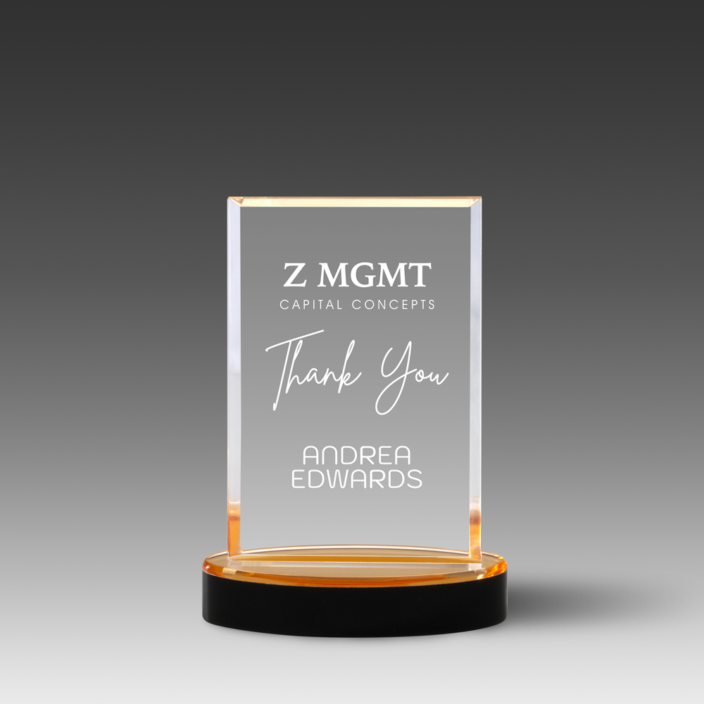 Value Mirror Vista Award (4" x 5-7/8" x 1") 2