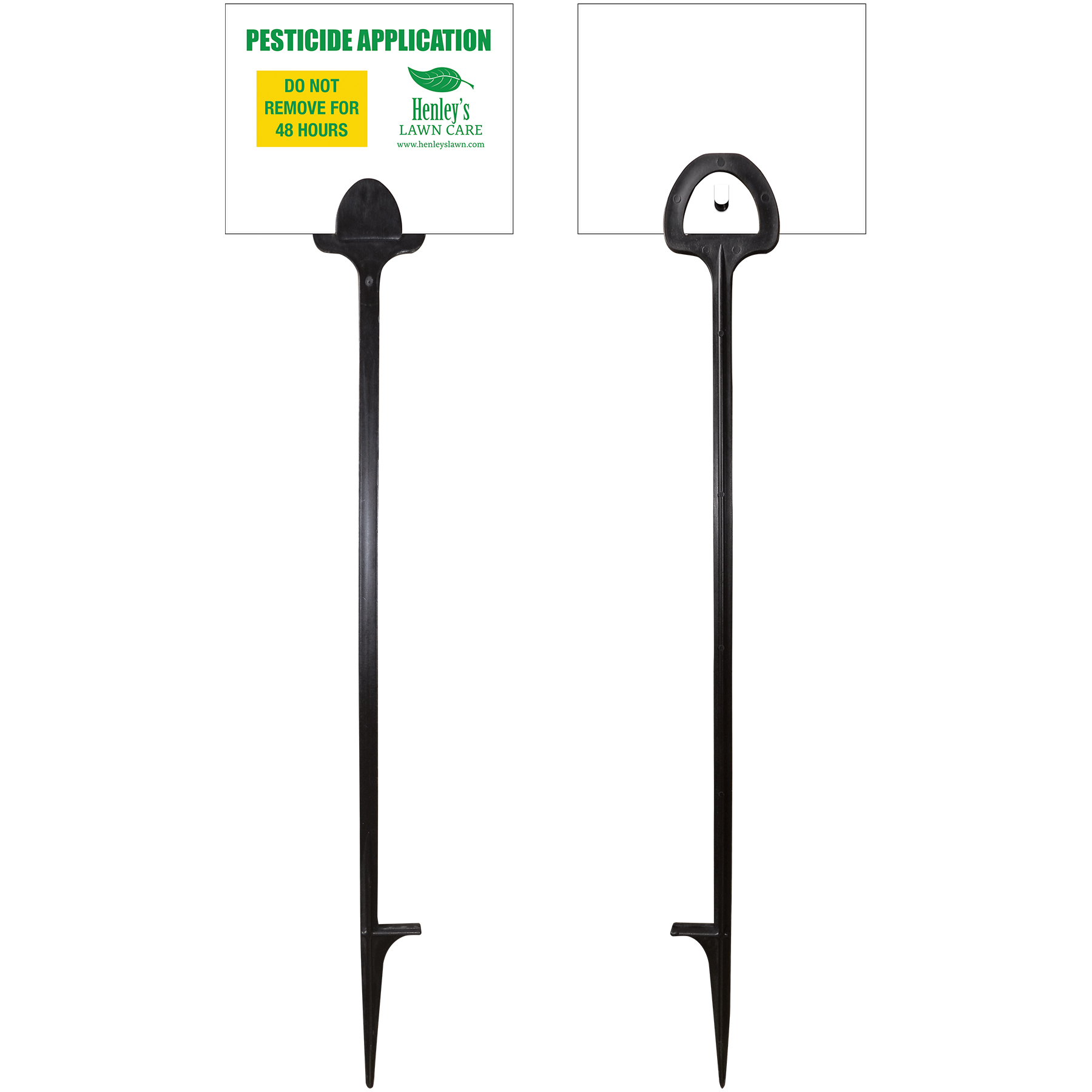 5" x 4" Value Marking Signs - Two Color, Front Only 4
