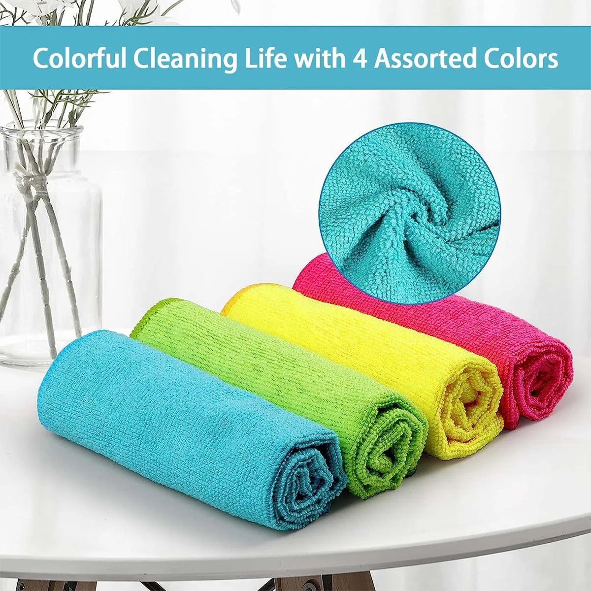 Custom High quality Mutifunction Microfiber Cleaning Cloth 5