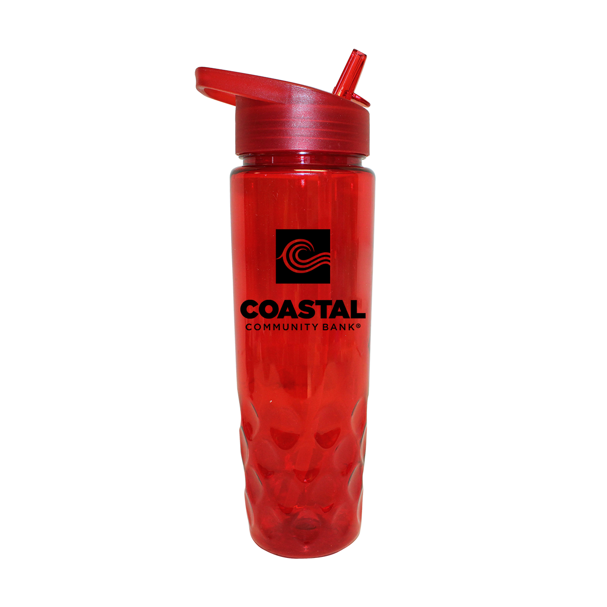 RECYCLED PET - 24 oz. Bottle with Straw Cap 1