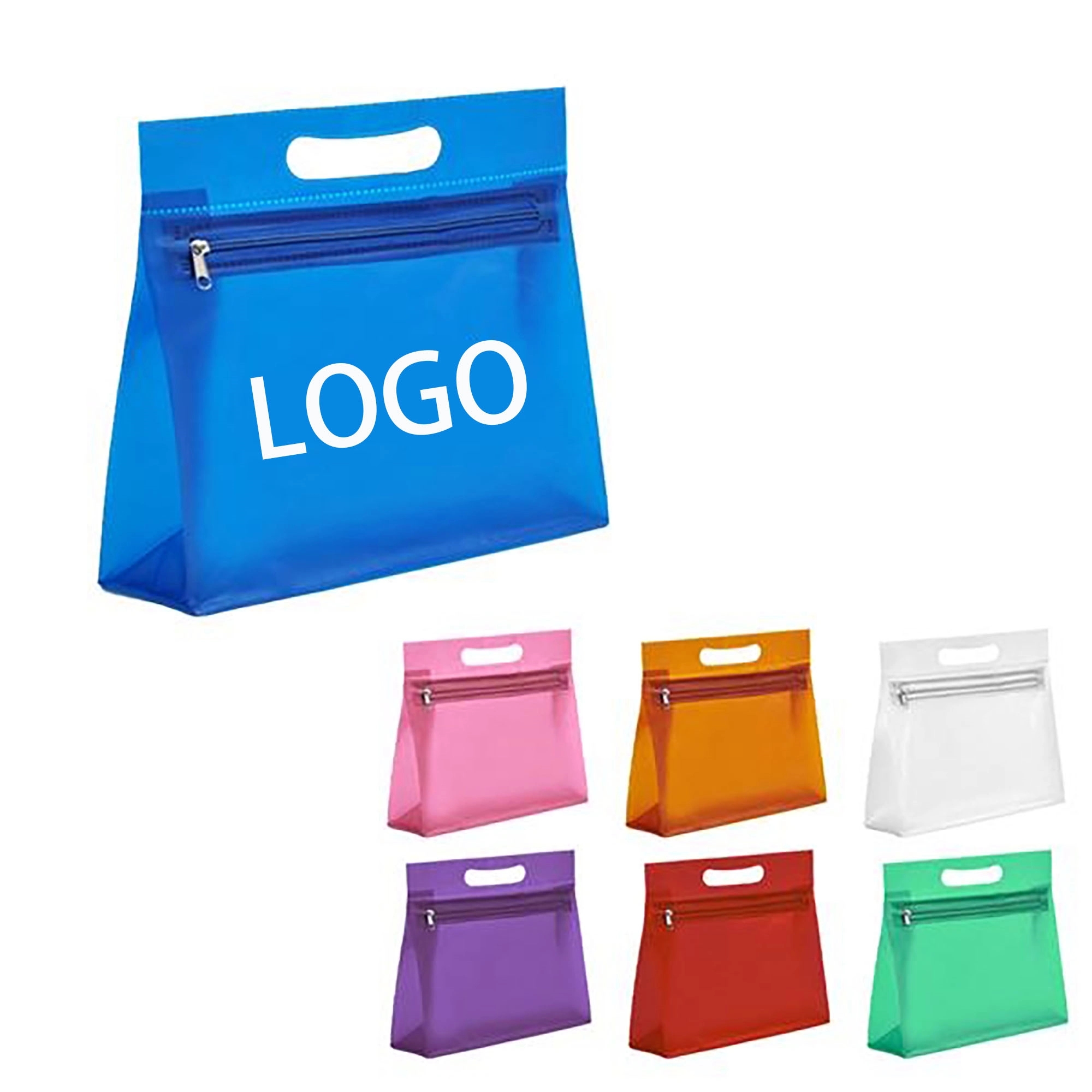 Waterproof PVC Clear Cosmetic Zipper Bag 2