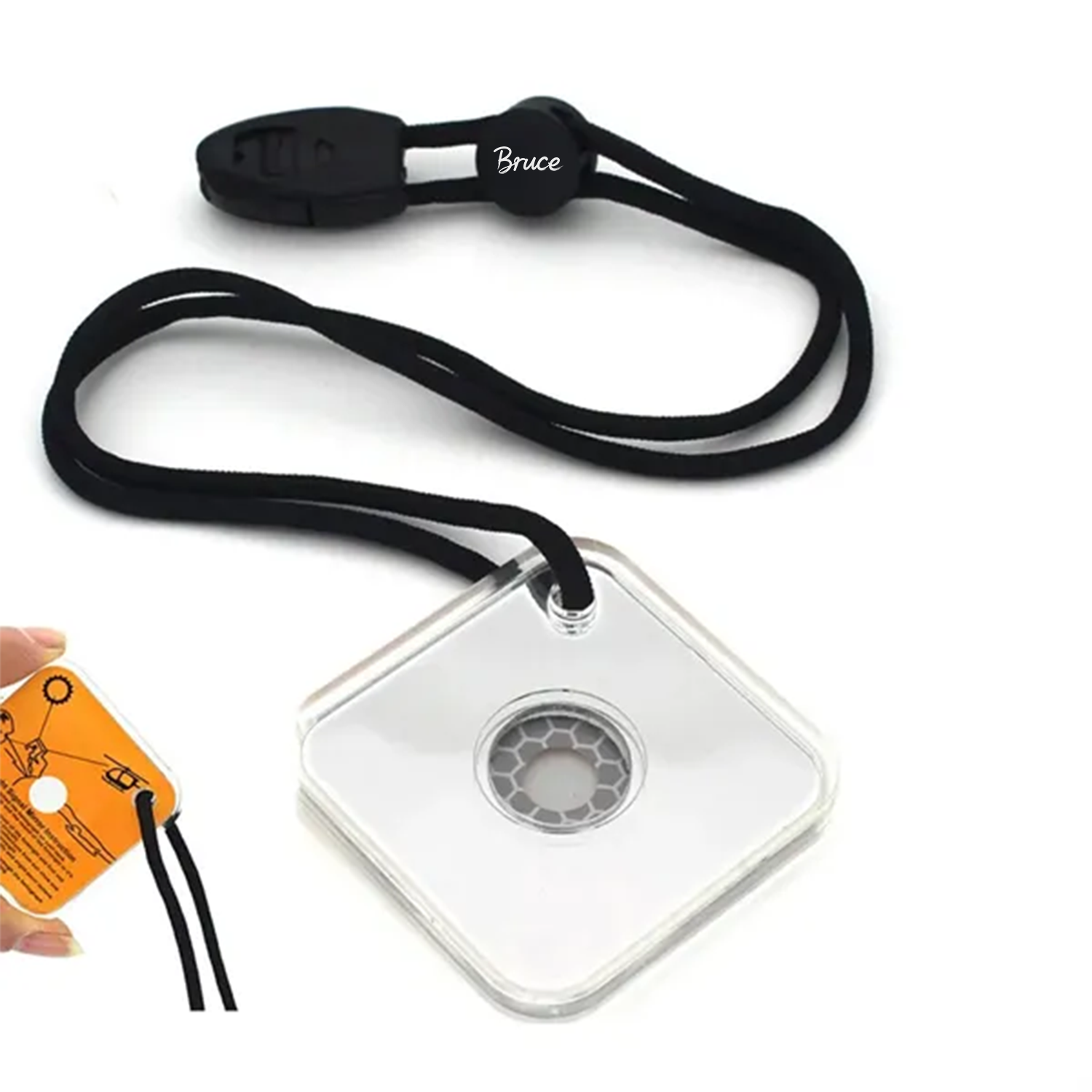 Outdoor Acrylic Survival Signal Mirror w/ Whistle 6