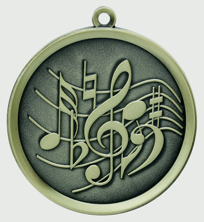 Music Mega Medal, 2-1/4" 2