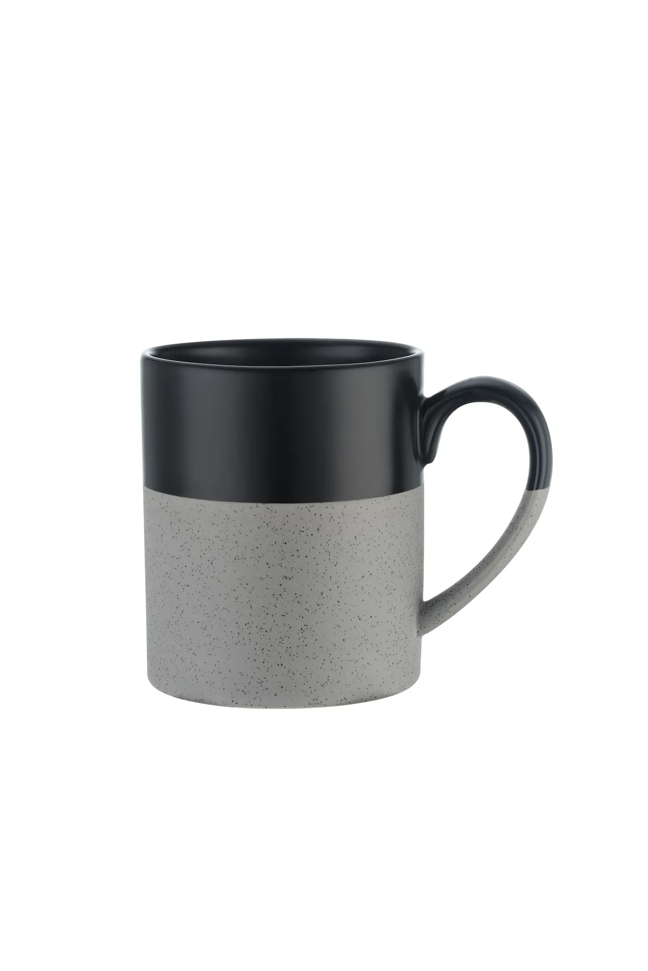 15oz Two-tone Speckled and Glazed Ceramic Mug