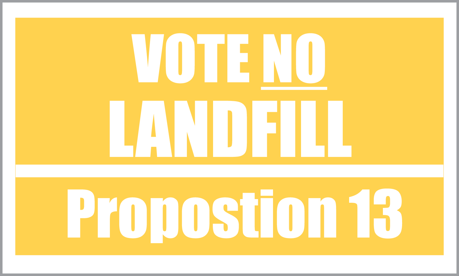12in. x 18in. Coroplast Lawn and Site Signs 3