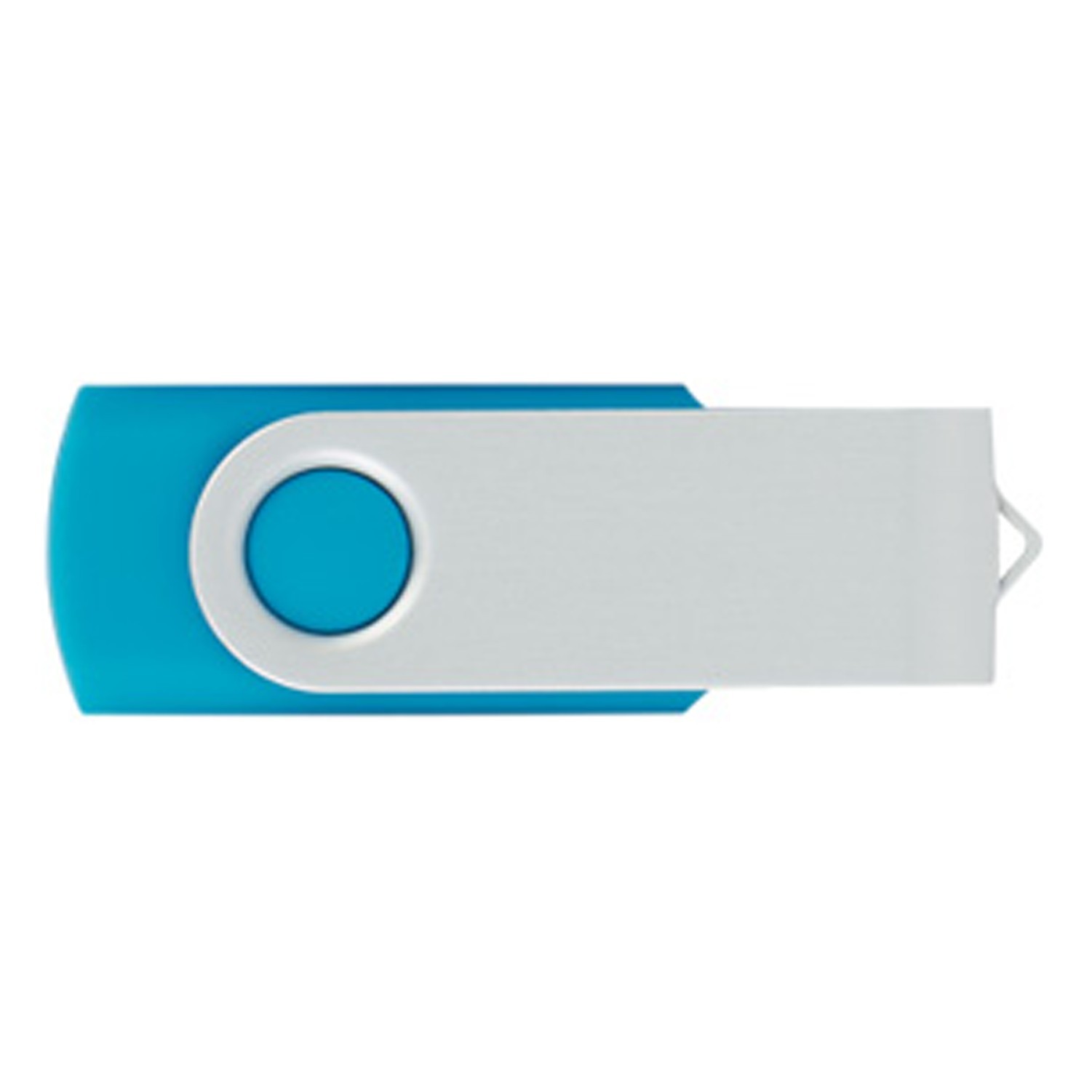 Plastic USB Flash Drive W/ Metal Swivel Cover (512MB) 4