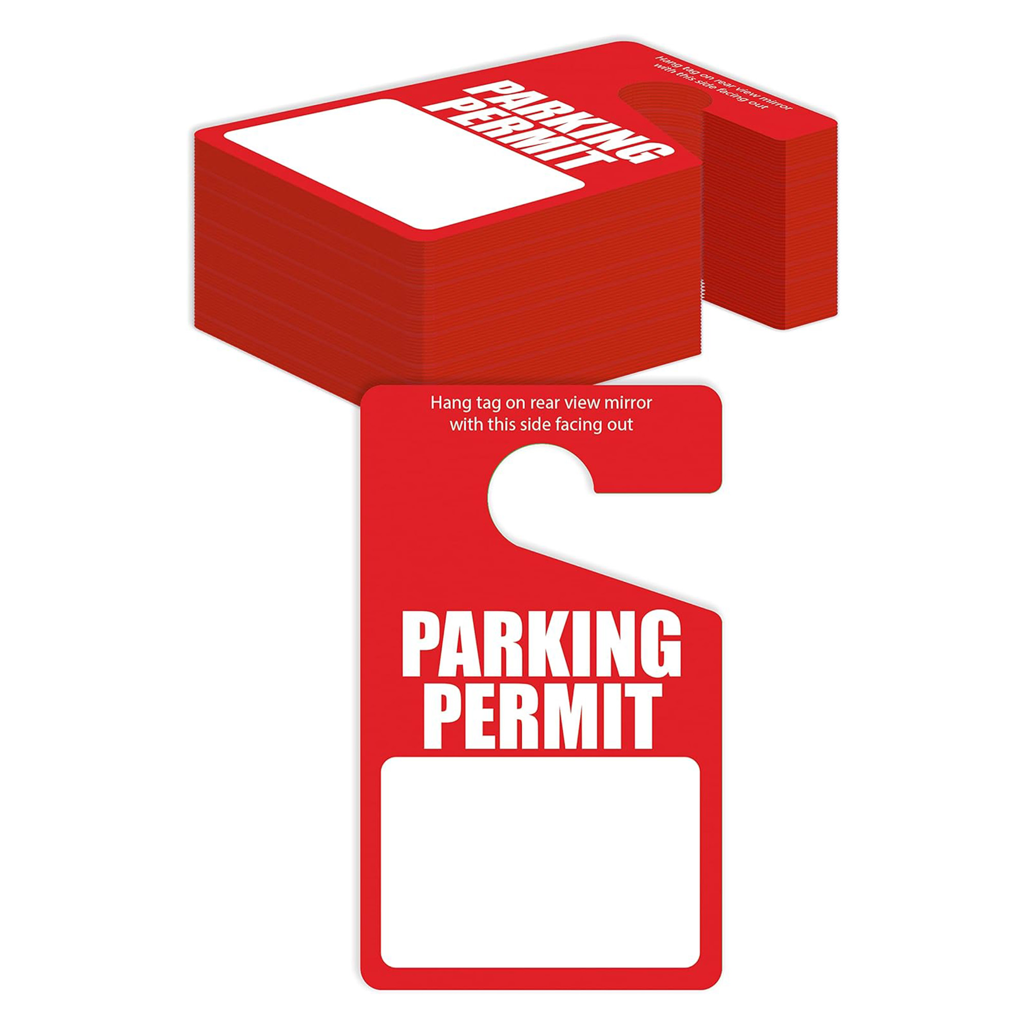 Parking Permit Hang Tags 2
