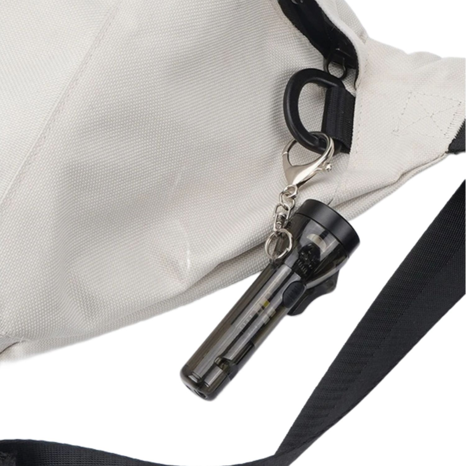 Mini LED Keychain with Warning Knife and Whistle 7