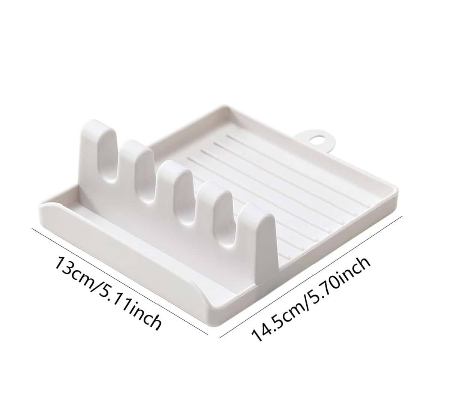 Utensil And Spoon Rest with Deep Drip 2