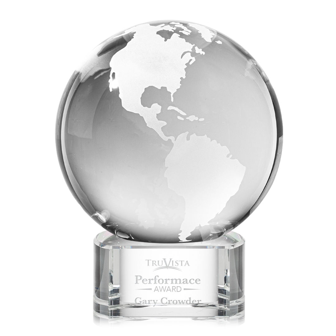 Globe Award on Paragon Base - Clear 6
