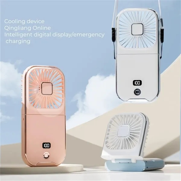 Portable Handheld Fan with 3000mAh Power Bank 3