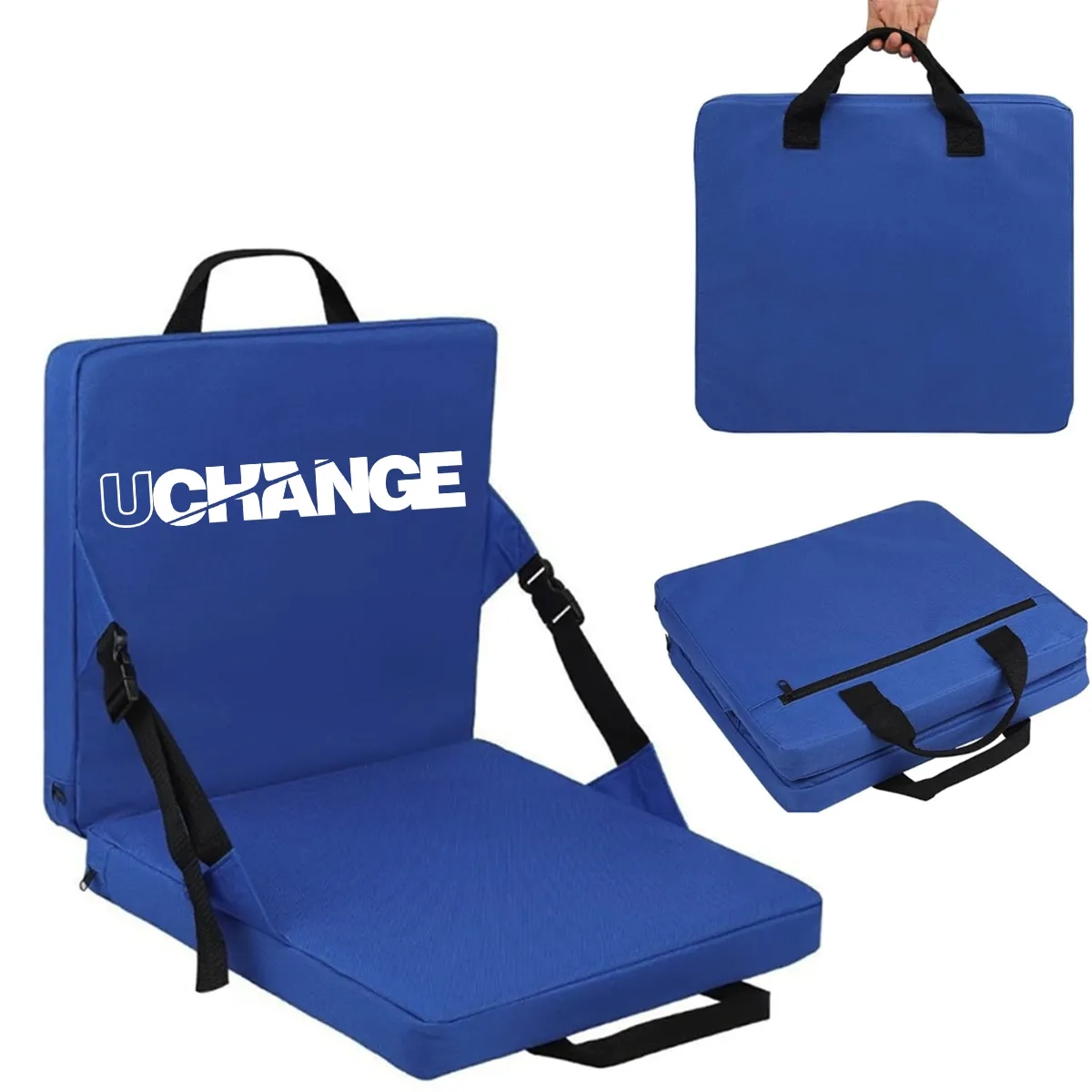 Portable Folding Stadium Seat With Backrest And Straps 6