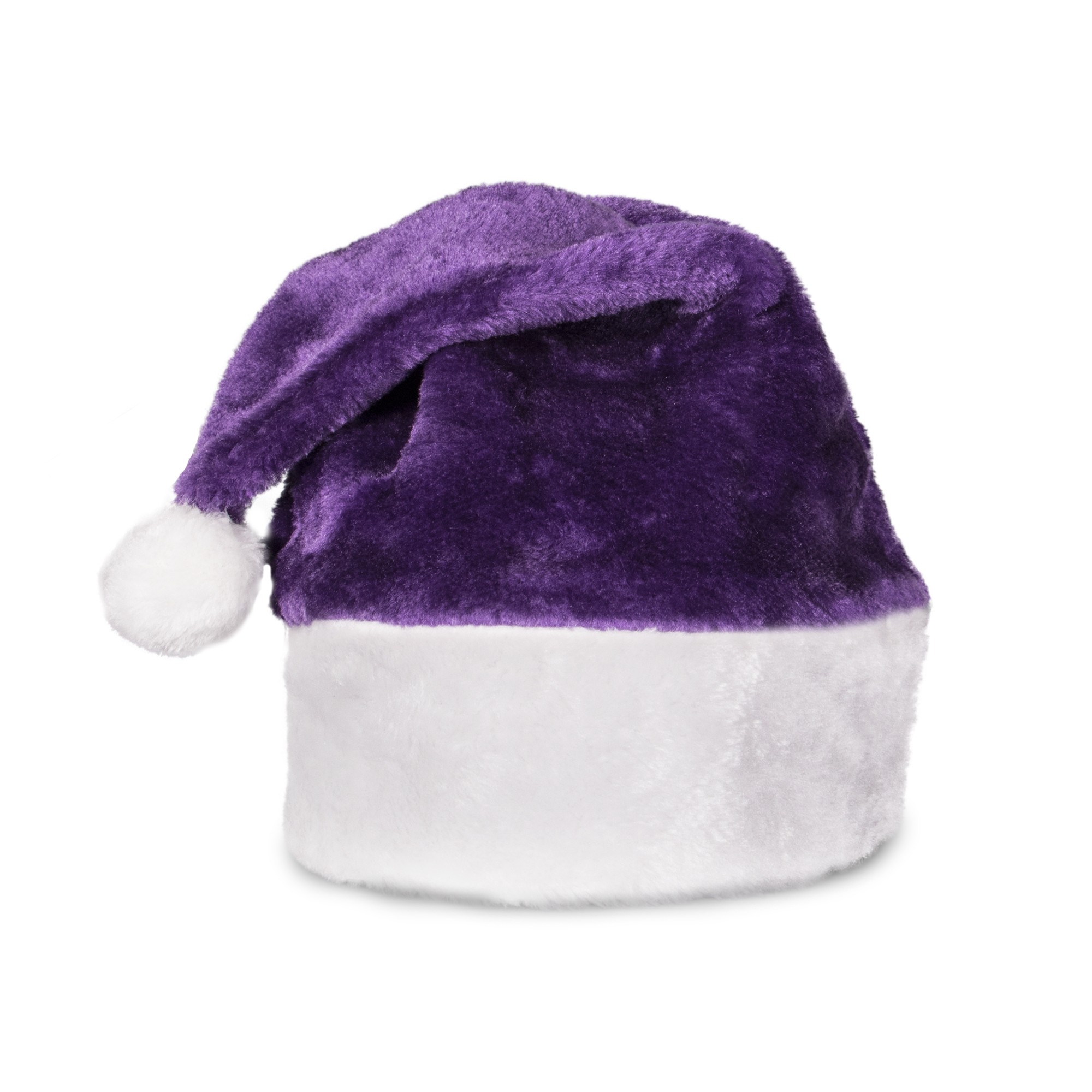 Purple Plush Santa Hat 4