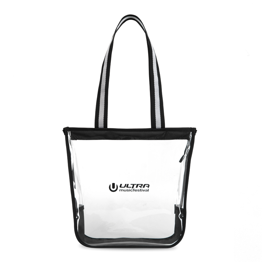 Sigma Clear Zippered Tote 17